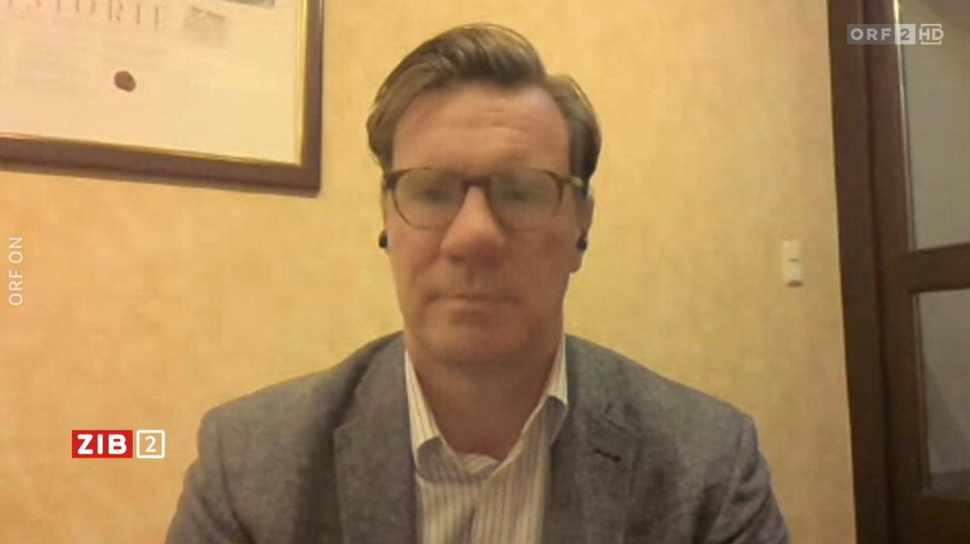 Russland-Experte Nico Lange warnte in der ZiB2 am Donnerstag eindringlich vor einer möglichen Eskalation. 