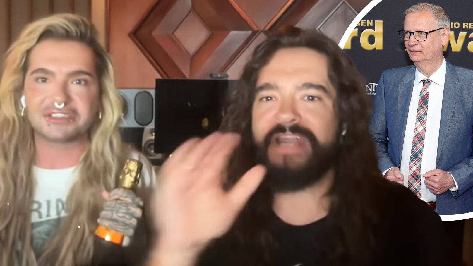 Die Kaulitz-Zwillinge konnten sich einen Spruch über Günther Jauch nicht verkneifen.