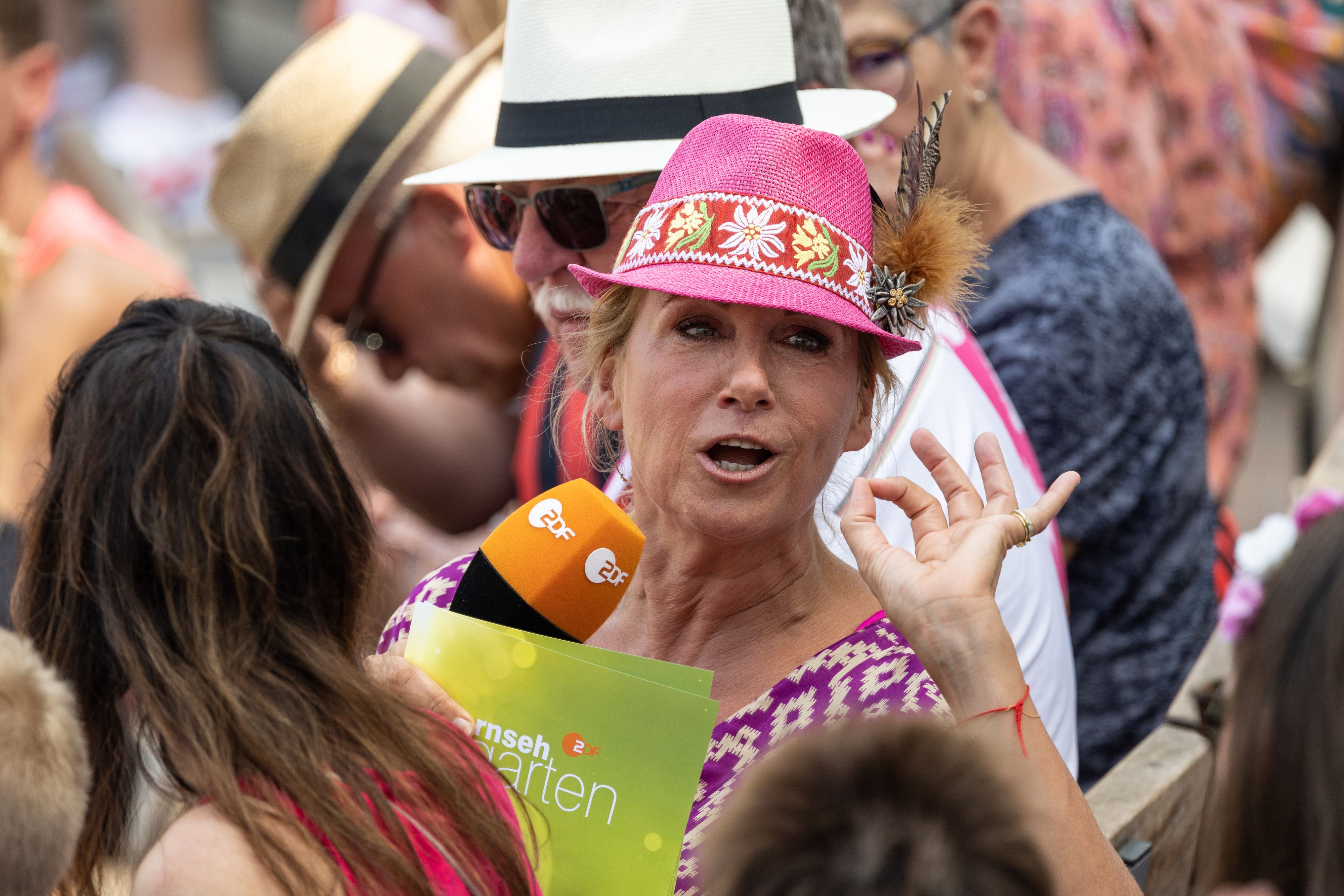 Seit dem Jahr 2000 moderiert Andrea Kiewel schon den Fernsehgarten.