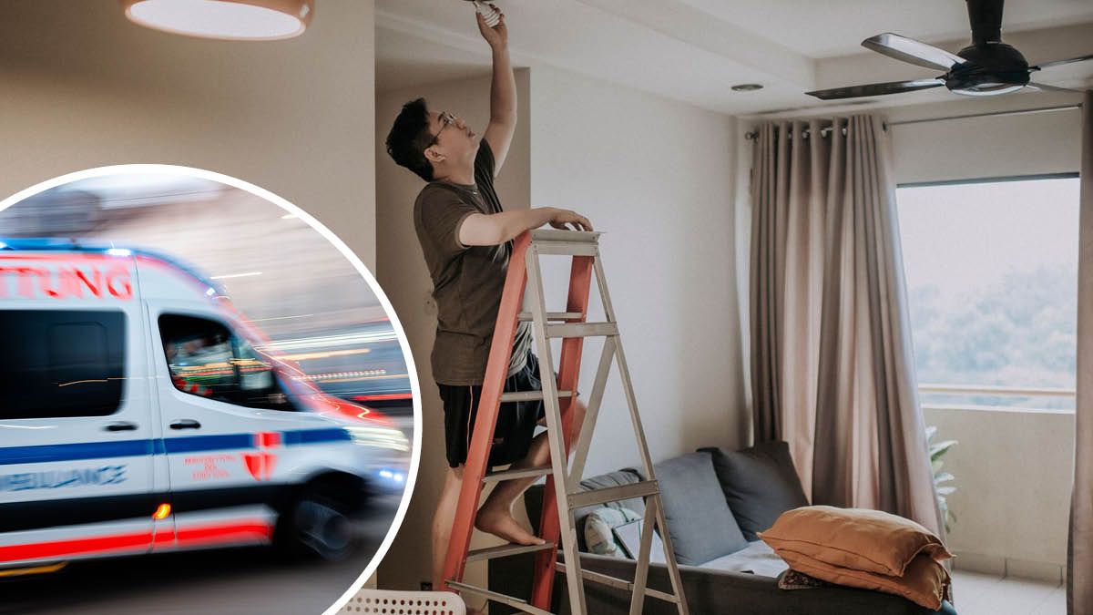 Die meisten Unfälle passieren zu Hause.