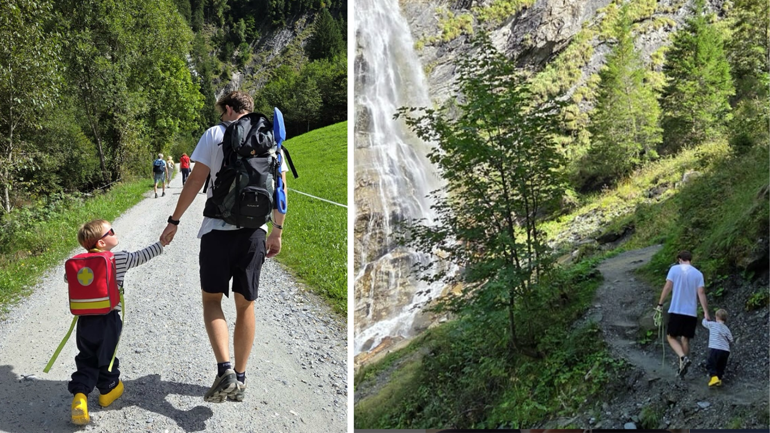 Heute.at - Hand in Hand – Kurz mit Sohn Konstantin auf Wander-Trip