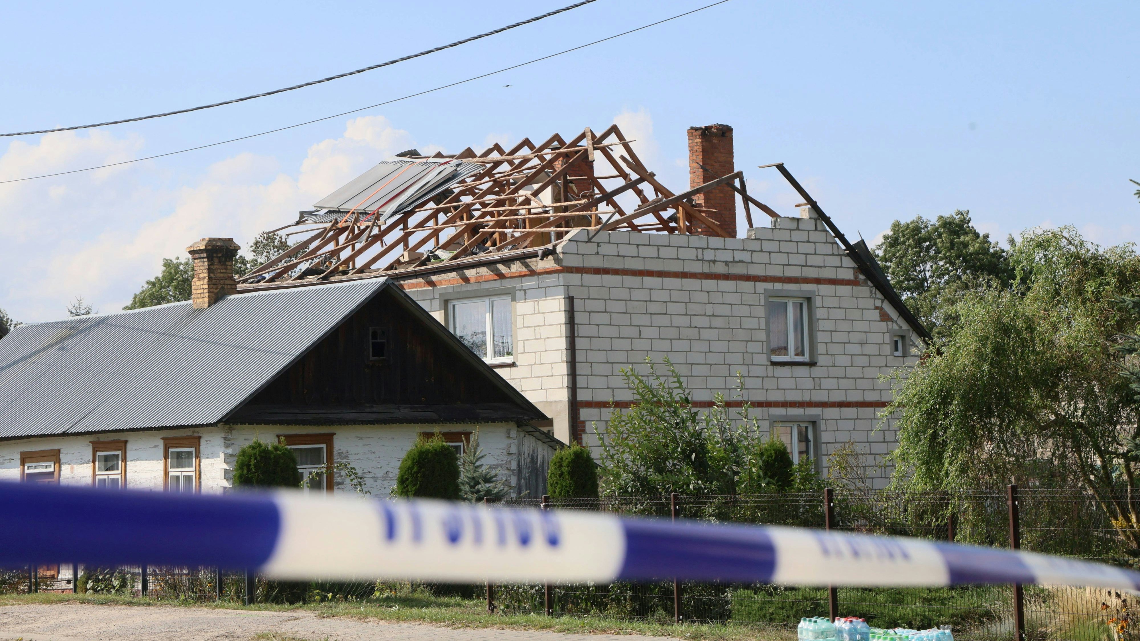 Heute.at - Haus in Polen offenbar von Nato-Rakete getroffen