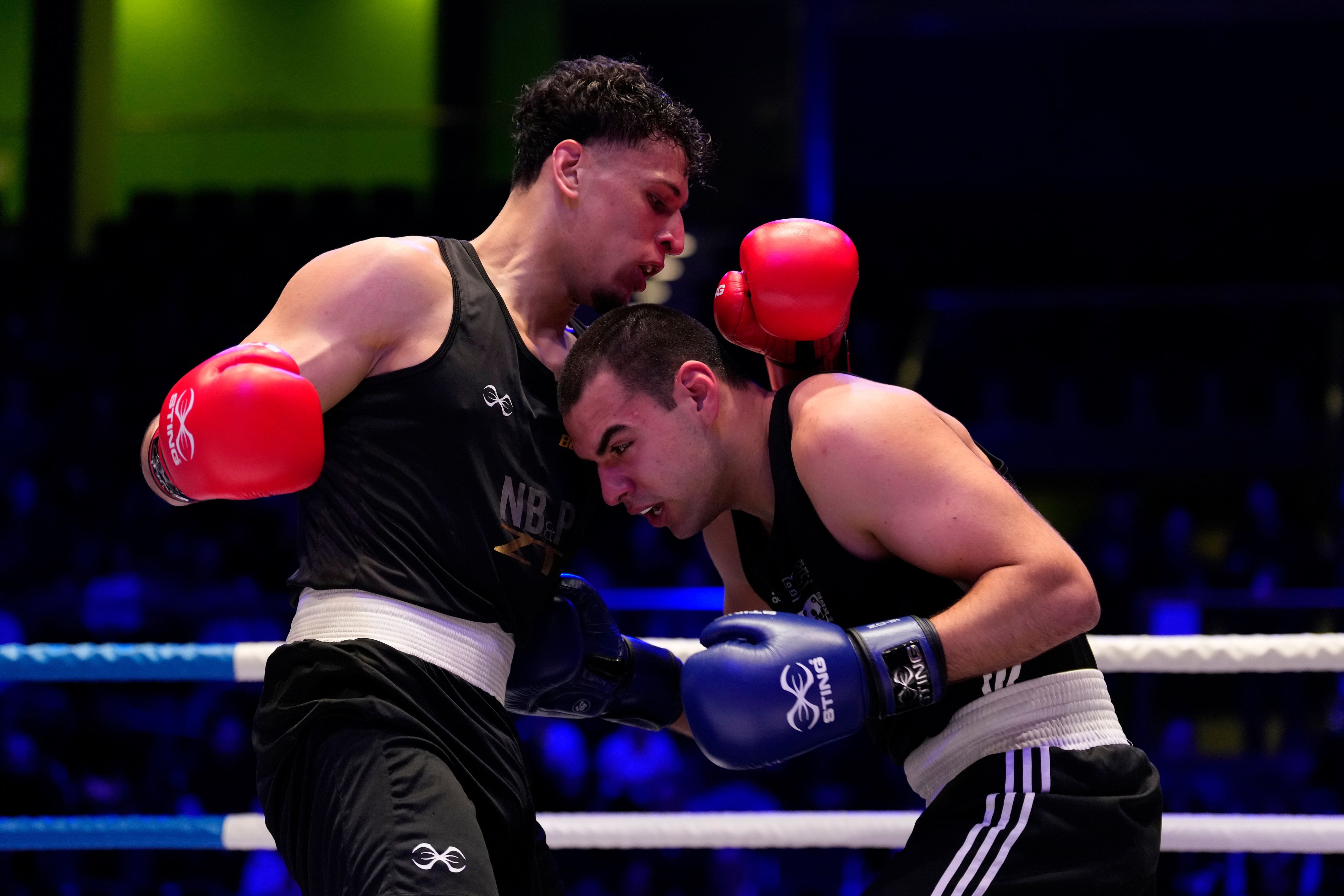 Michael Derouiche (links) bei der Bounce Fight Night. 