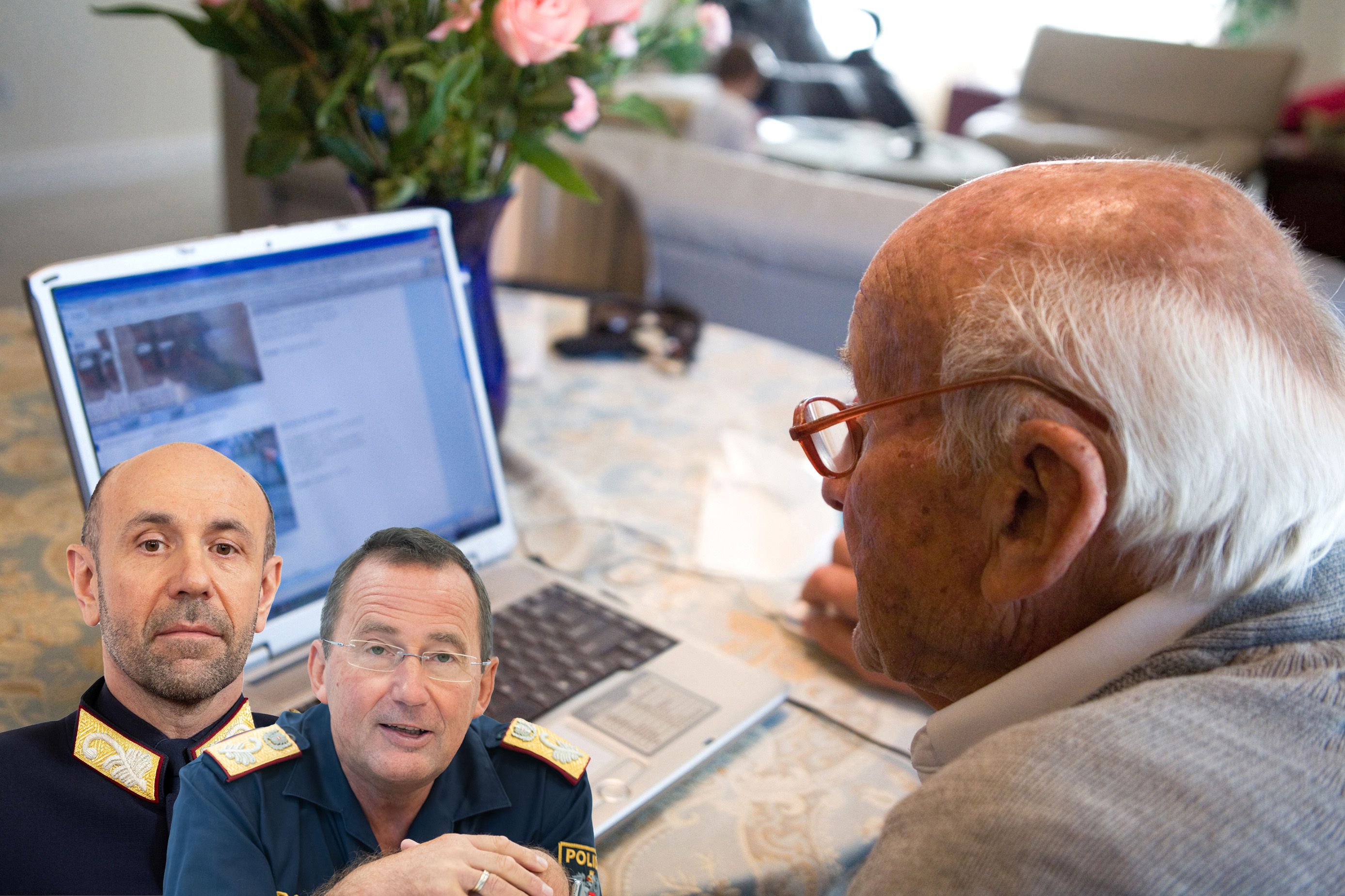 Betrüger nutzten die Namen von hochdekorierten Beamten, um einen 80-Jährigen (Symbolfoto) mit Kinderporno-Vorwürfen in die Falle zu locken.