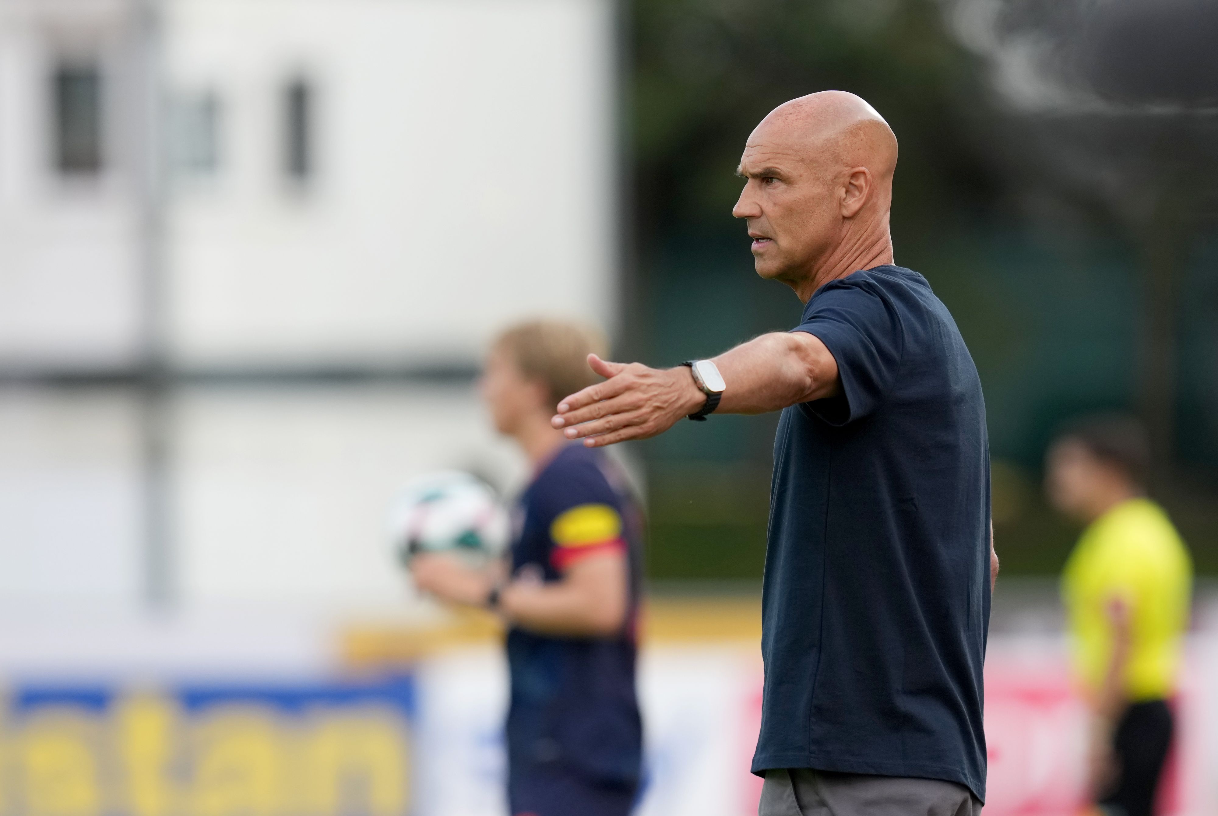 Thomas letsch, Trainer von Red Bull Salzburg. 