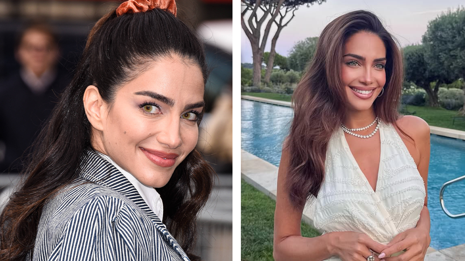 Jessica Kahawaty ist nach einer zehnjährigen Model-Verwandlung fast nicht mehr wiederzuerkennen. (Bild links: 2020, Bild rechts: 2025) 