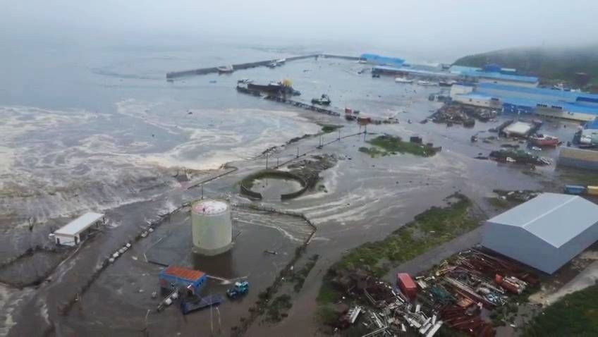 Bereits das Beben Ende Juli hatte einen Tsunami ausgelöst. Archivbild.