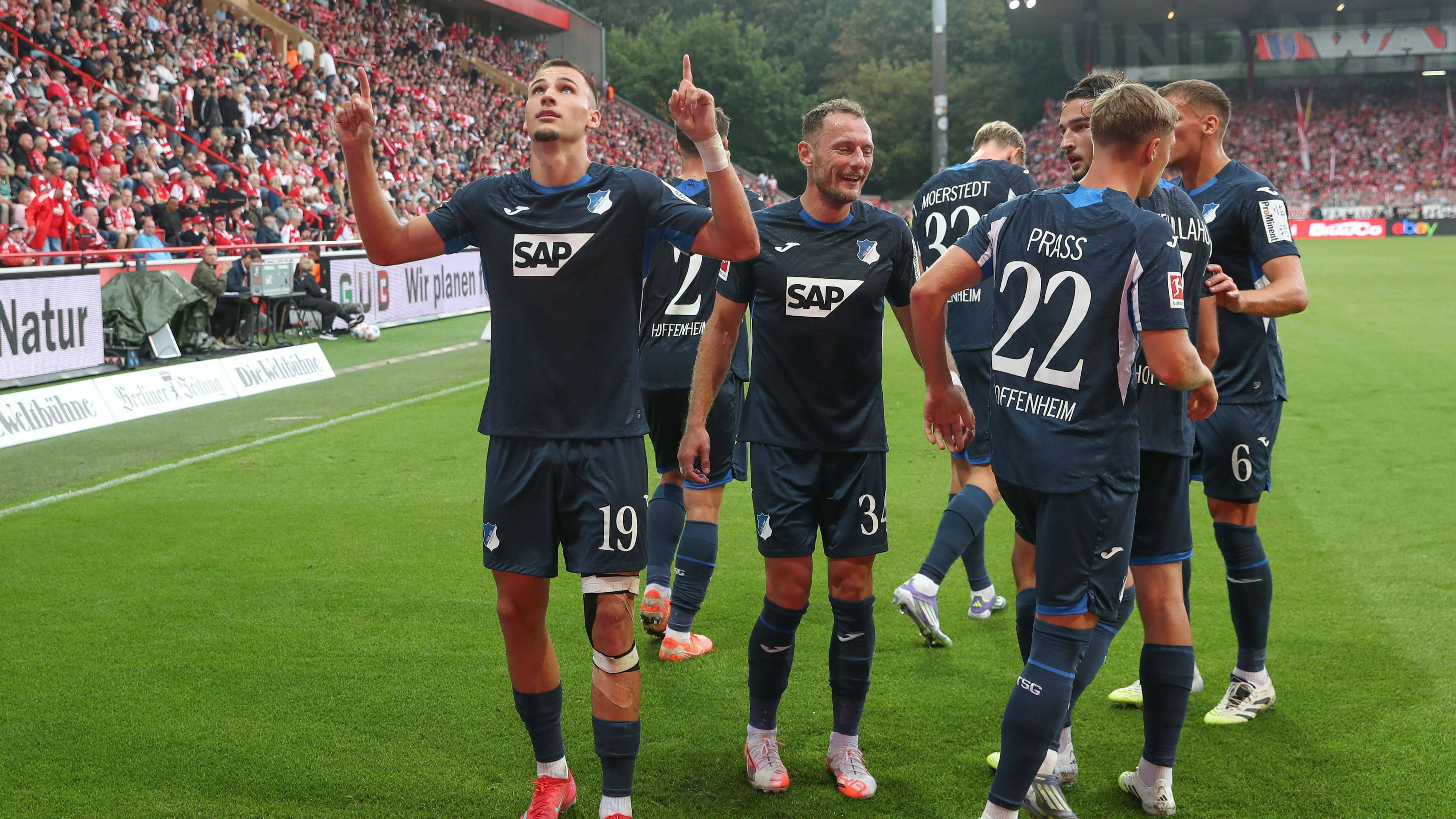 Hoffenheim gewinnt bei Union Berlin