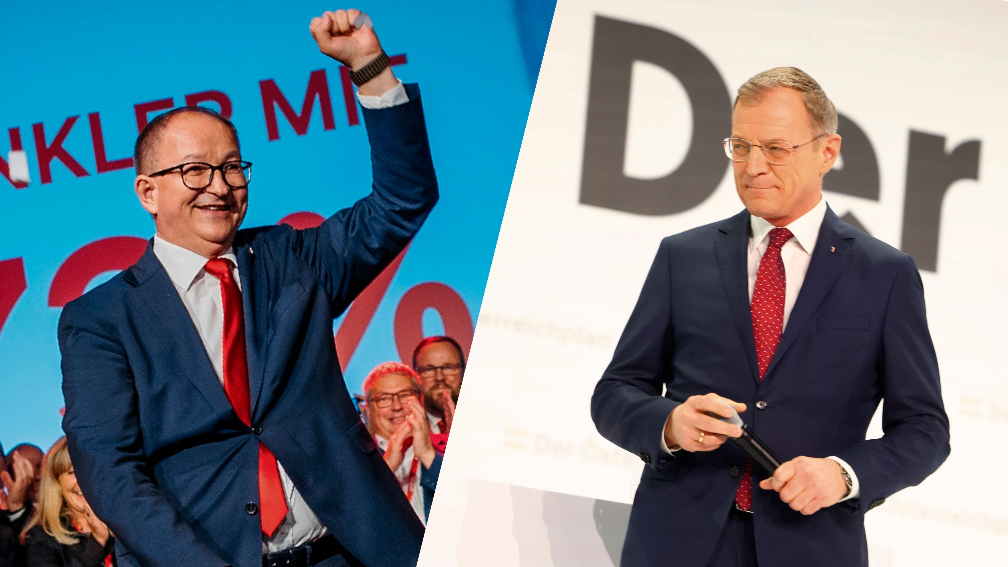SPÖ (Martin Winkler, li.) und ÖVP (Thomas Stelzer) lassen kein gutes Haar aneinander.