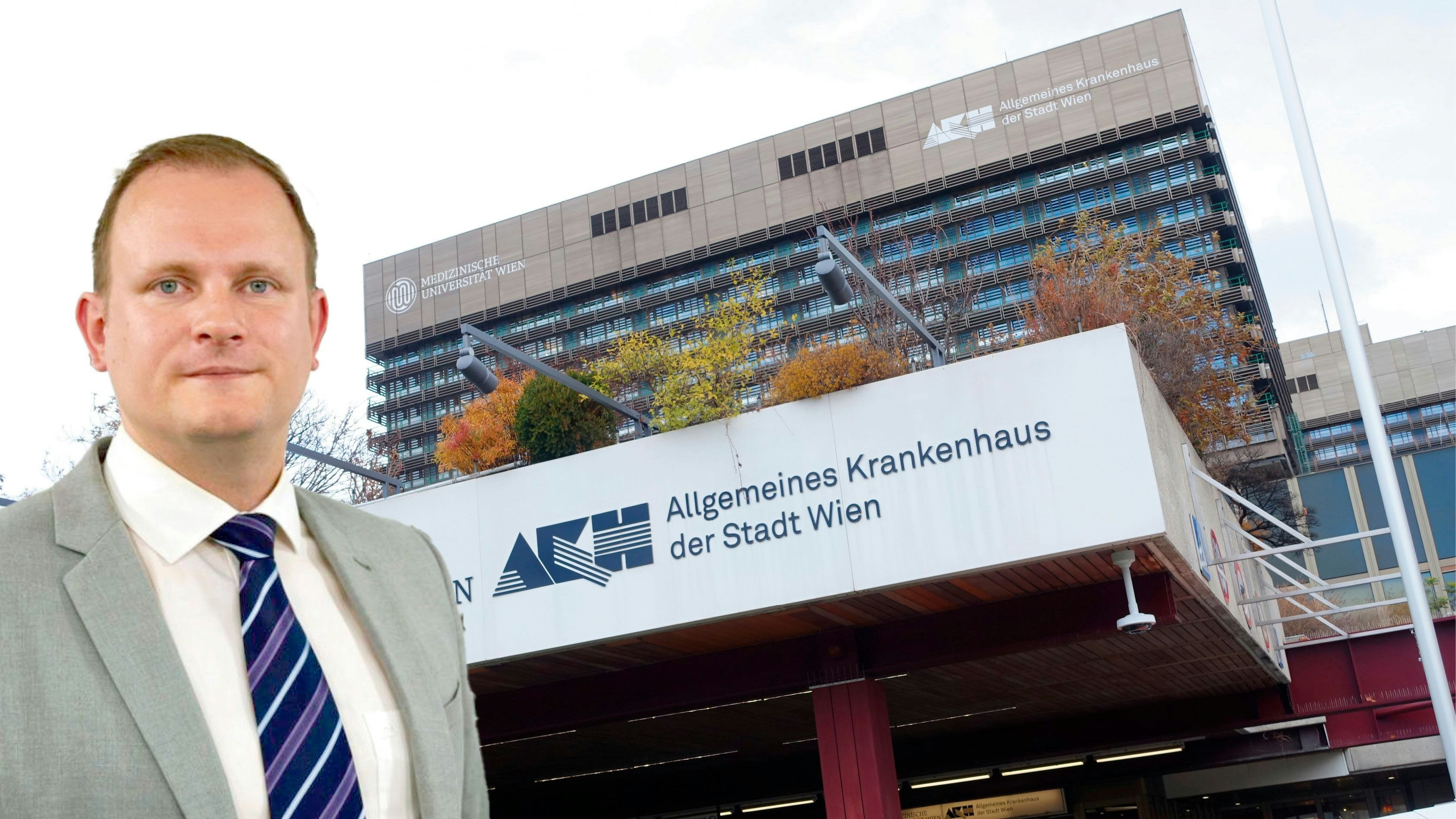 FPÖ Niederösterreich-Gesundheitssprecher LAbg. Richard Punz; das AKH in Wien