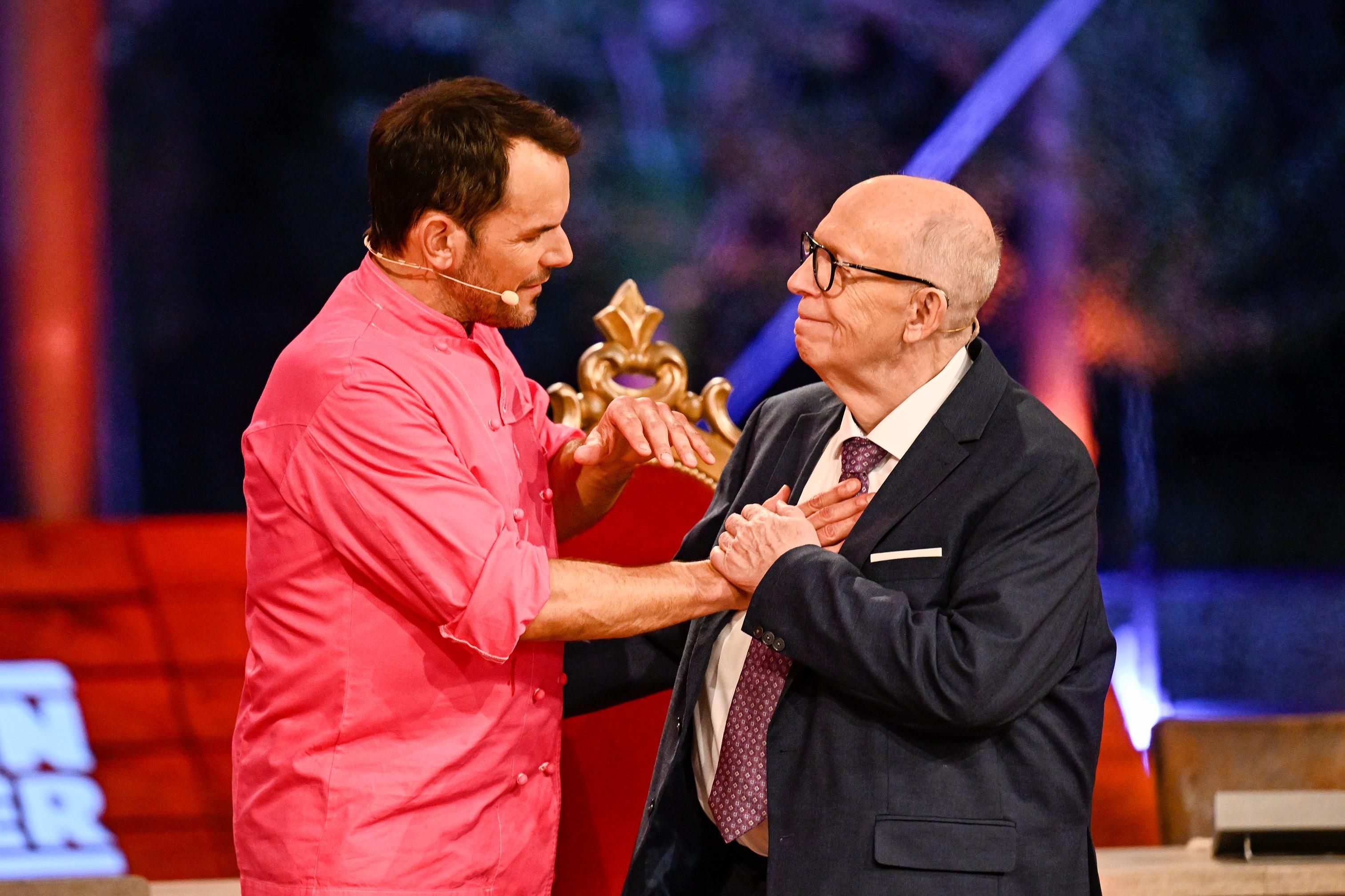 Steffen Henssler (li.) zu Reiner Calmund: 