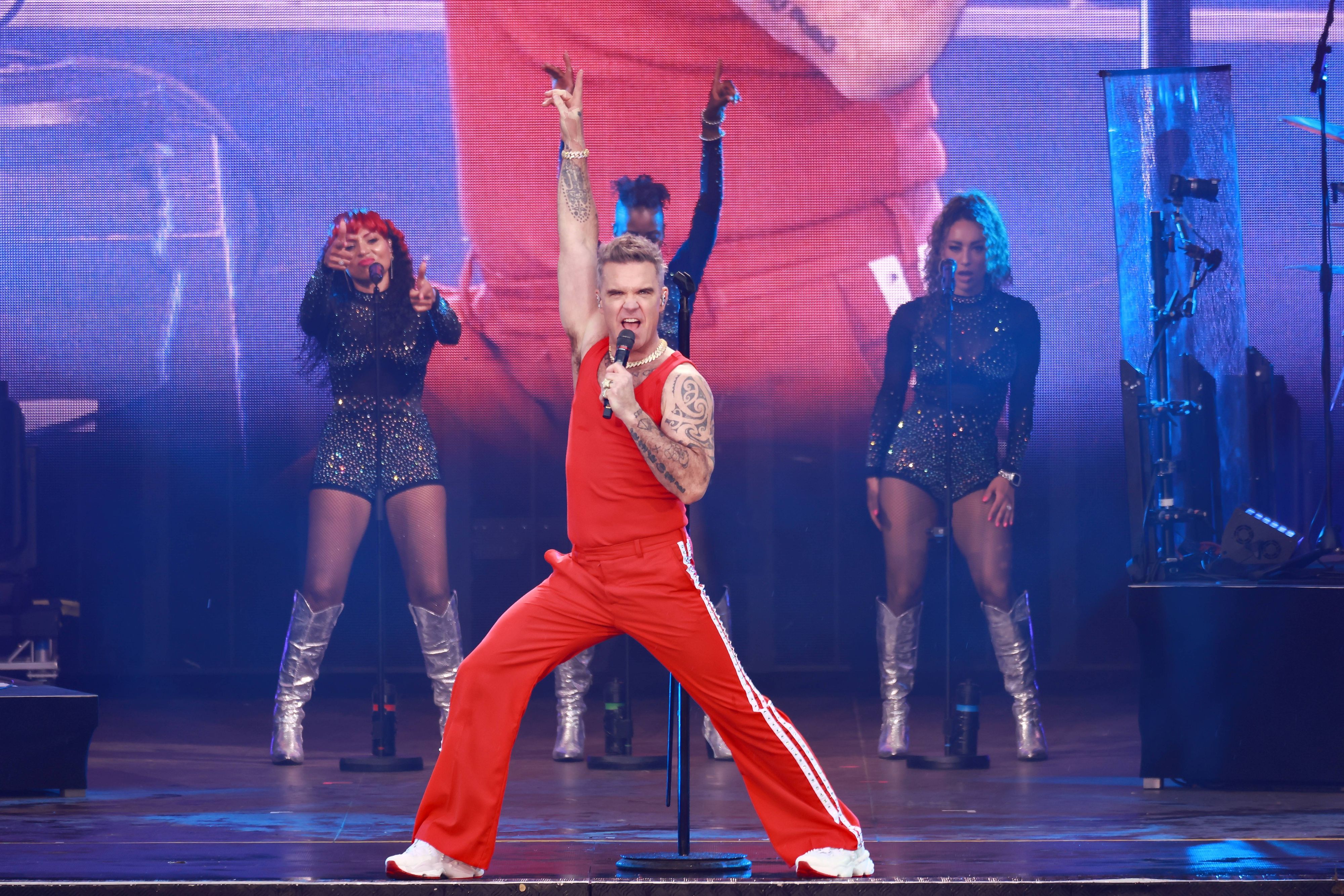 Robbie Williams bringt am Sonntag Klagenfurt zum Beben.