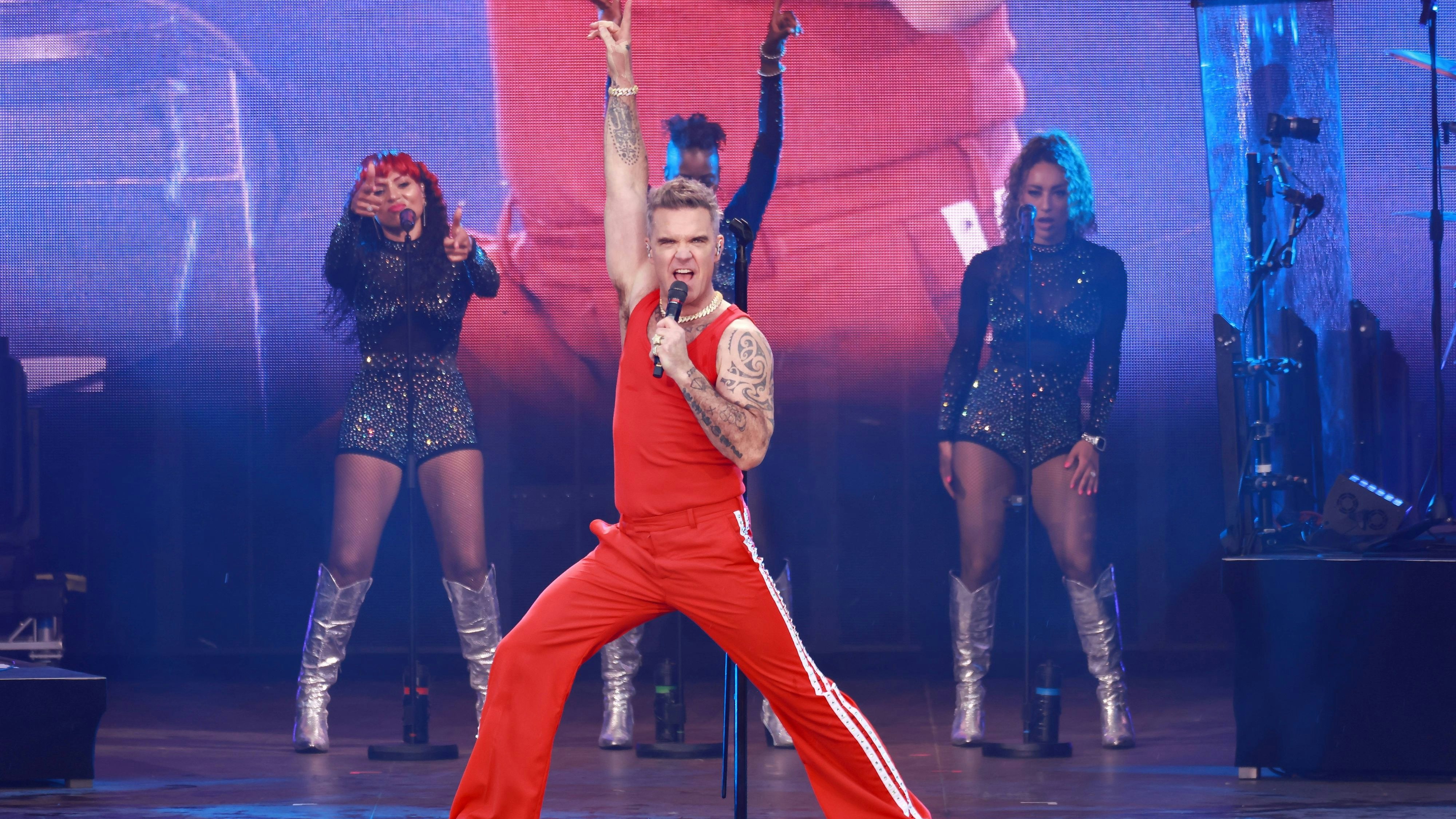 Robbie Williams bringt am Sonntag Klagenfurt zum Beben.