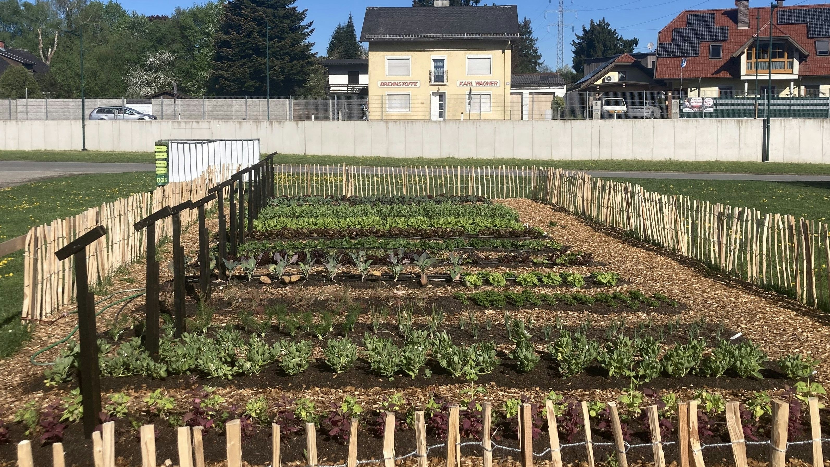 Der Mustergarten am Messegelände Wieselburg.