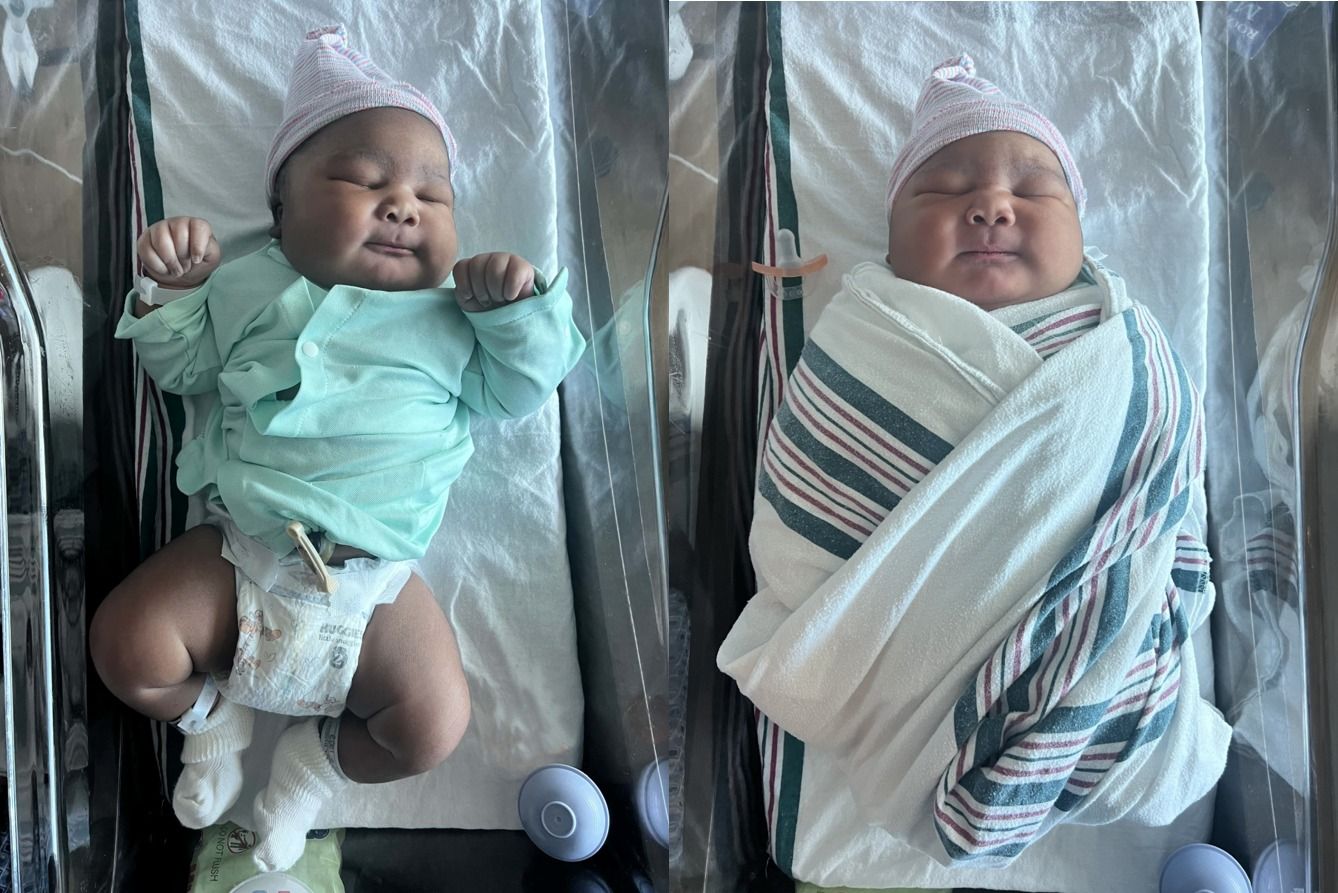 In einem Krankenhaus in Florida brachte Daniella Hines am 3. September per Kaiserschnitt ihren Sohn Annan zur Welt.