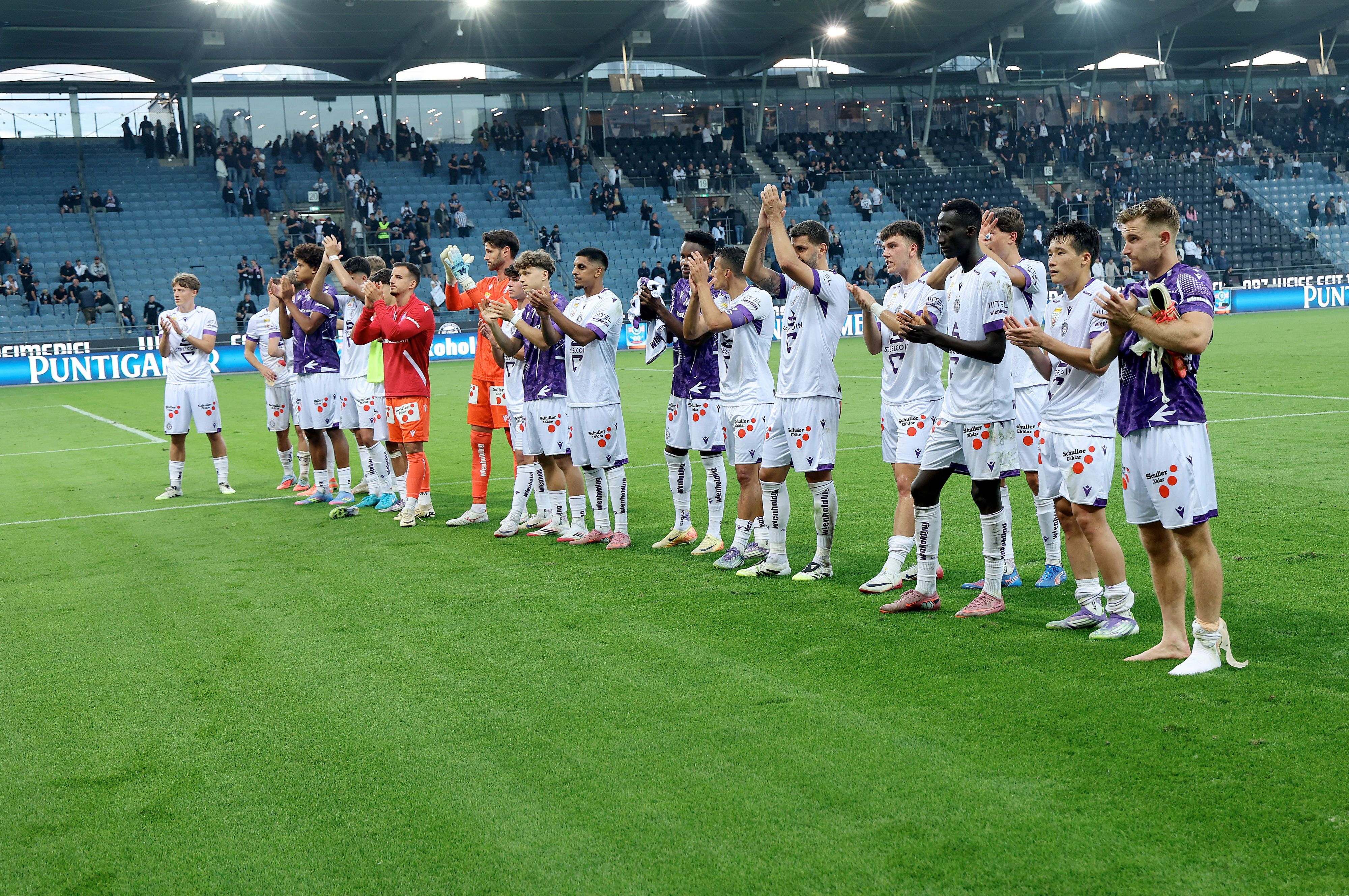 Die Austria entführt drei Punkte aus Graz.