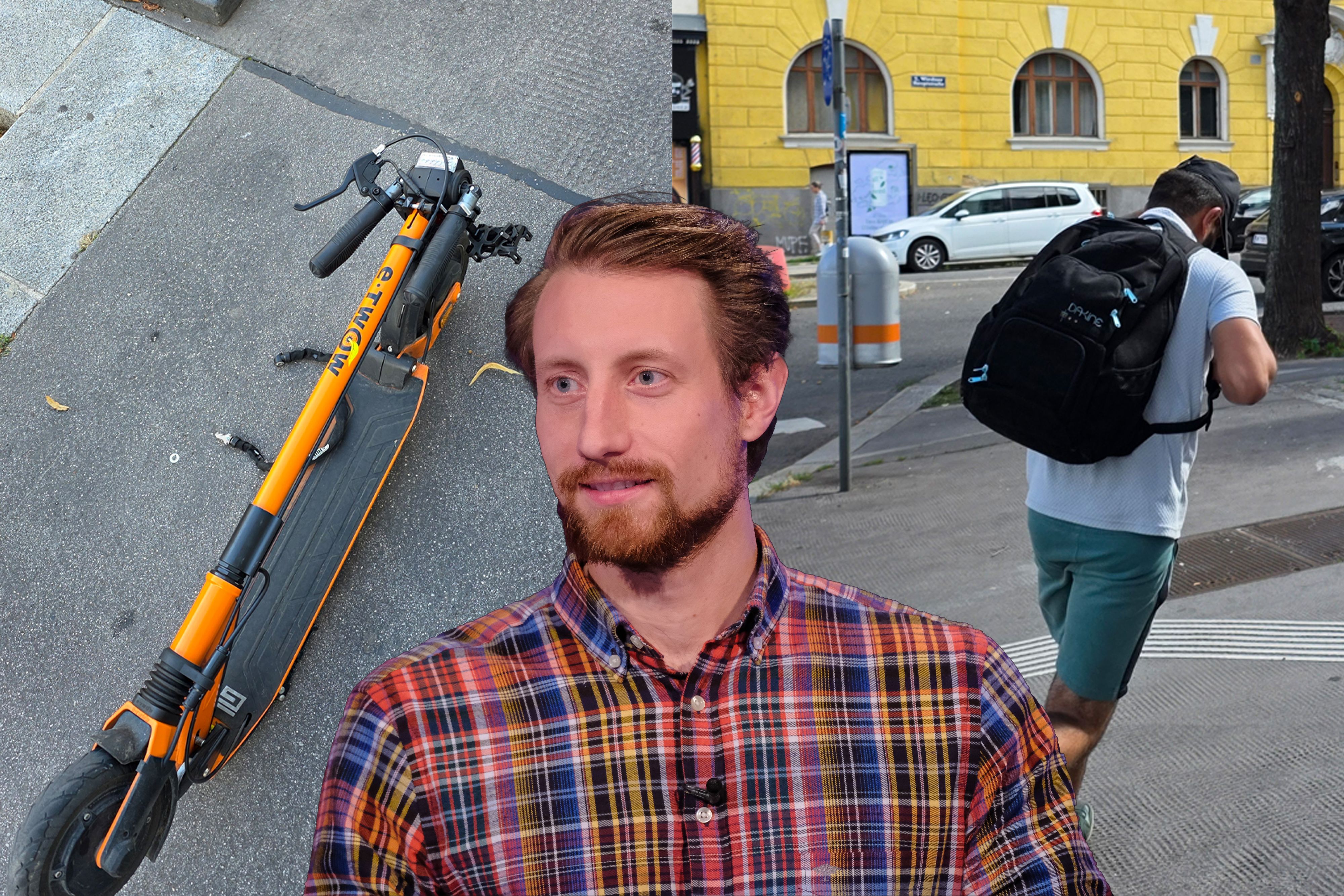 Scooter gerettet, Dieb weg: Martin Moder ertappte den Täter, der rasch die Flucht ergriff. Anzeige bei der Polizei folgte.