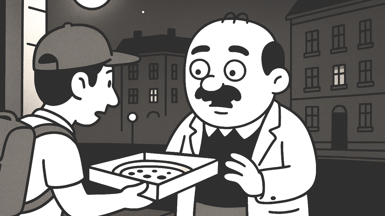 Komischer Kauz: Hat Herlicek beim Lieferdienst Pizza bestellt – und darauf vergessen?