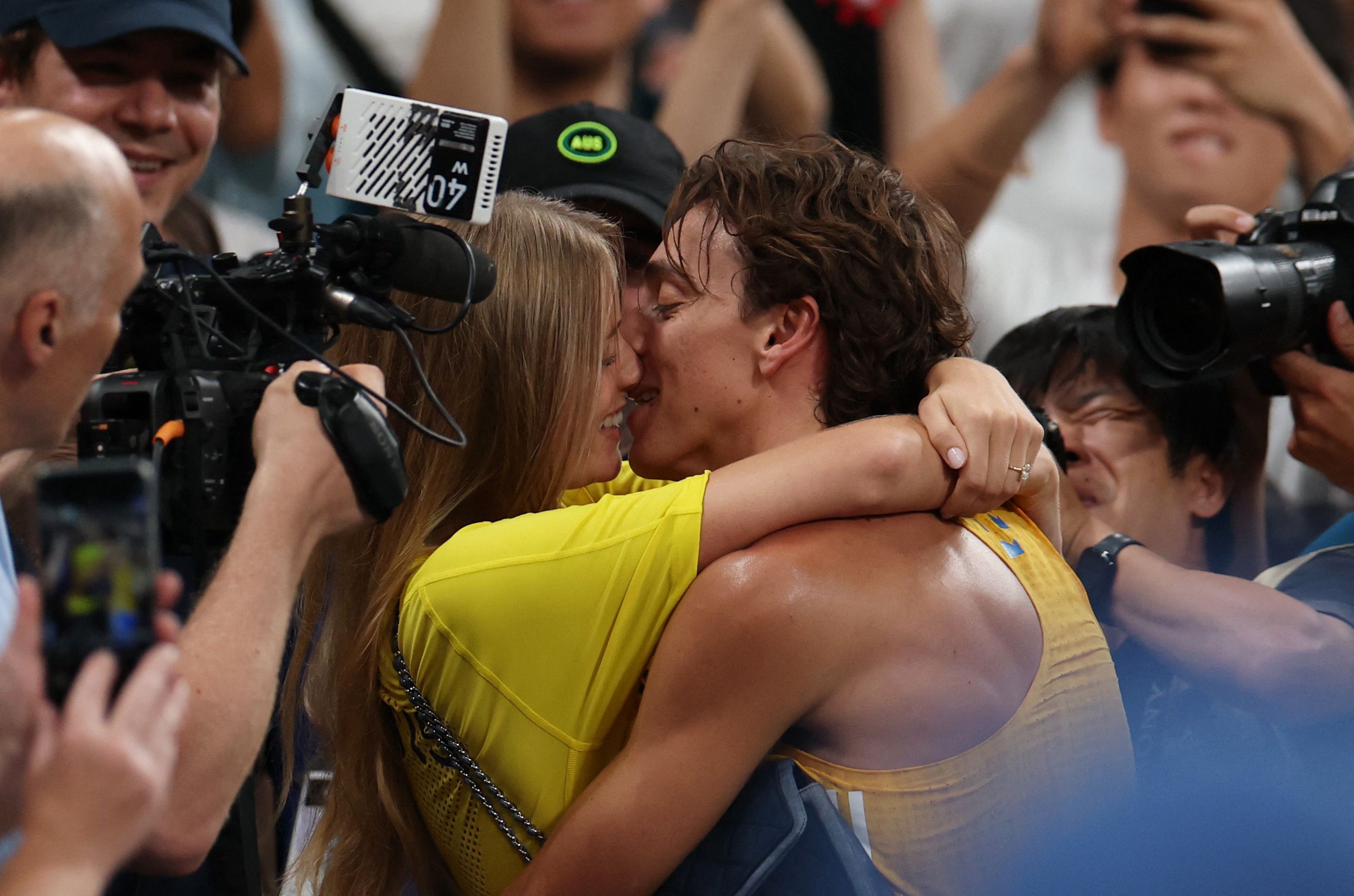 Armand Duplantis und seine Verlobte Desire Inglander