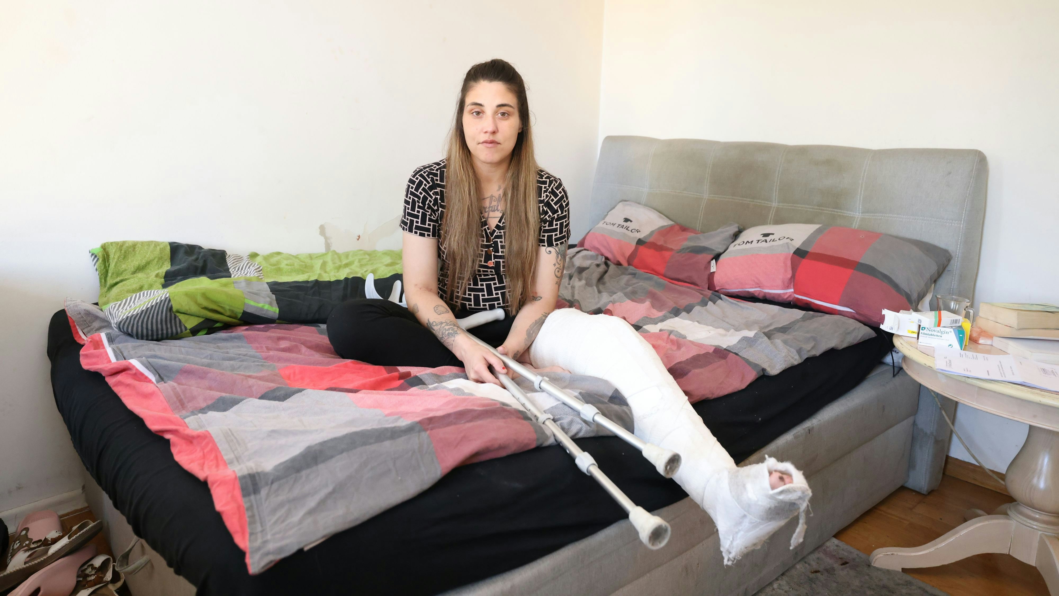 Jessica S. stürzte auf die Gleise der U1, erlitt mehrere Brüche. 