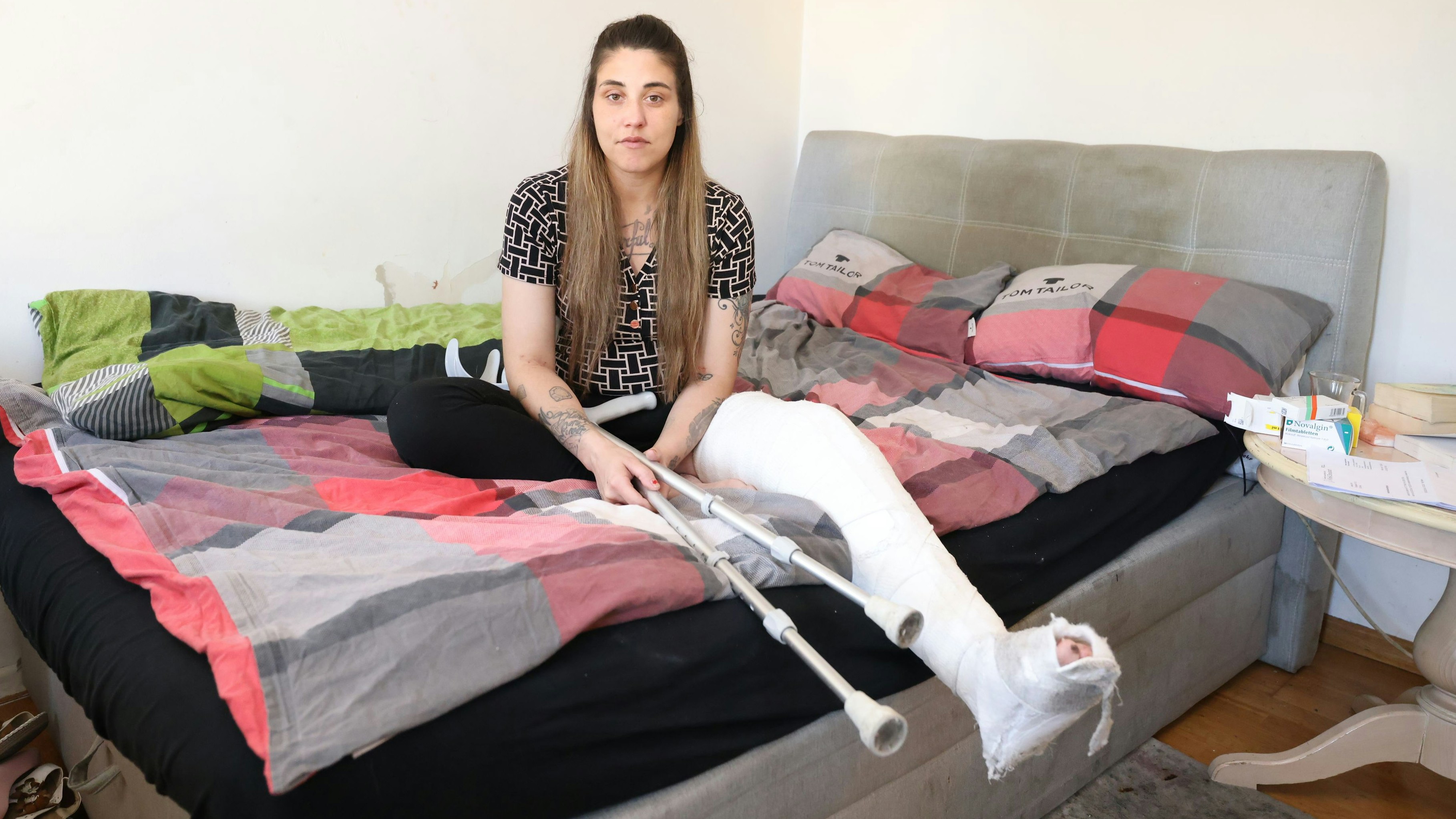 Jessica S. stürzte auf die Gleise der U1, erlitt mehrere Brüche. 