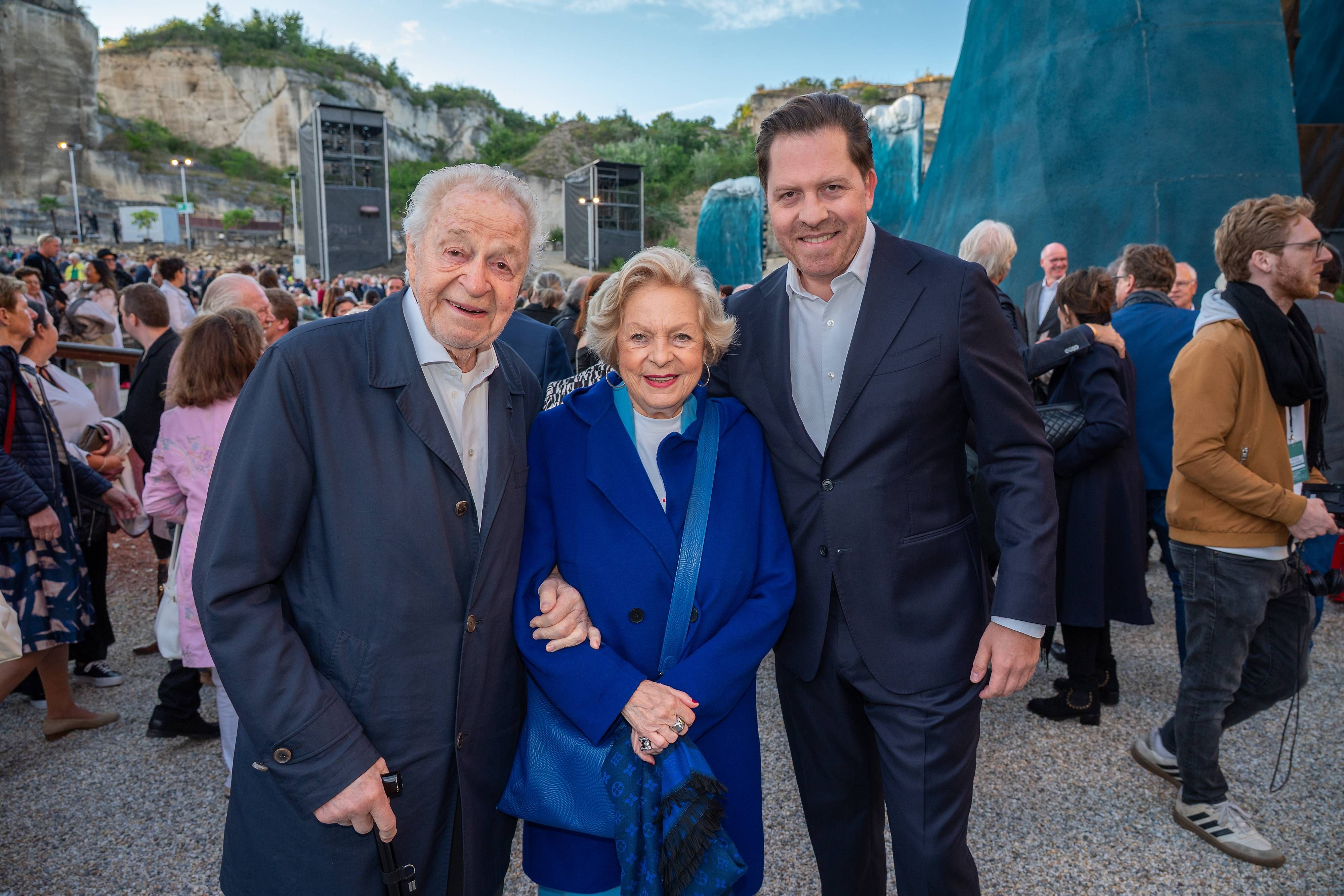 Letzter Auftritt von Harald Serafin (l.) bei der Premiere von 