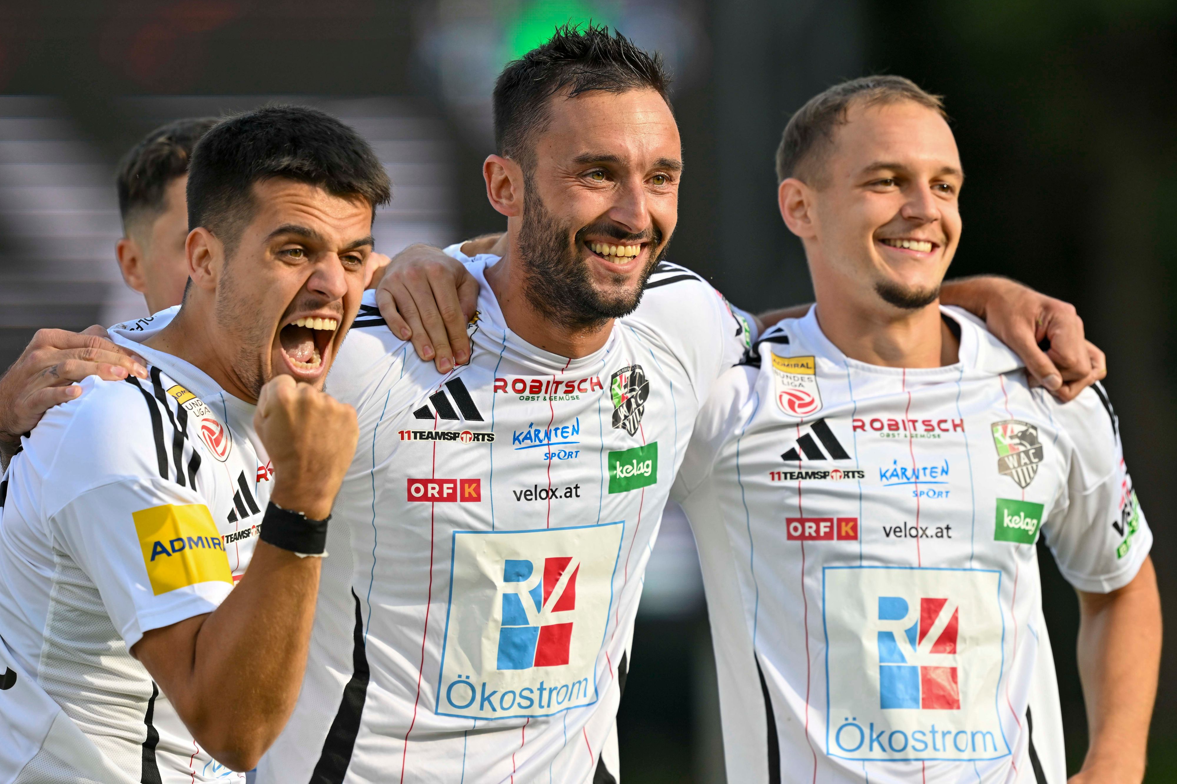 Wolfsberg jubelte am Wochenende gegen Salzburg, hatte nun auch im Cup keine Mühe.