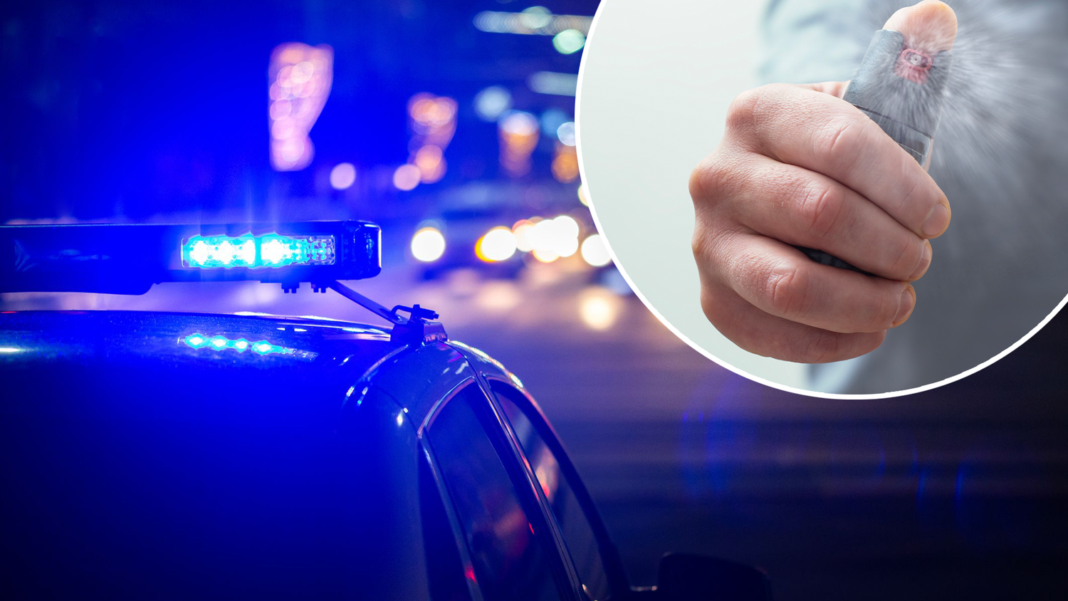 Die Polizei musste den Raser mit Pfefferspray ruhigstellen. (Symbolbild)