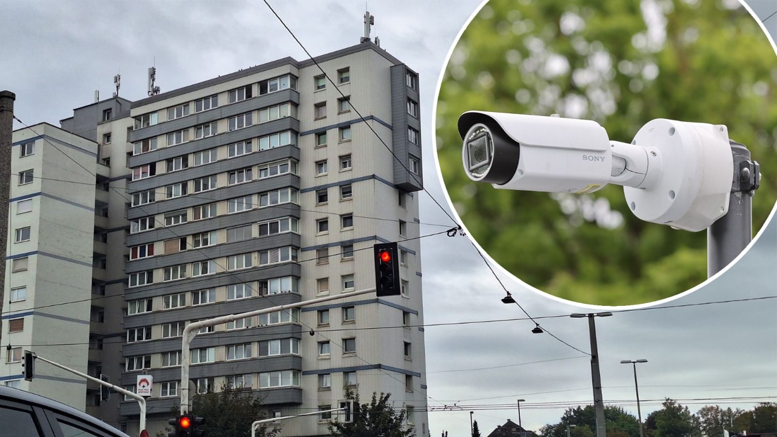 Beim Kremplhochhaus in Linz sollen bald schon Kameras installiert werden.