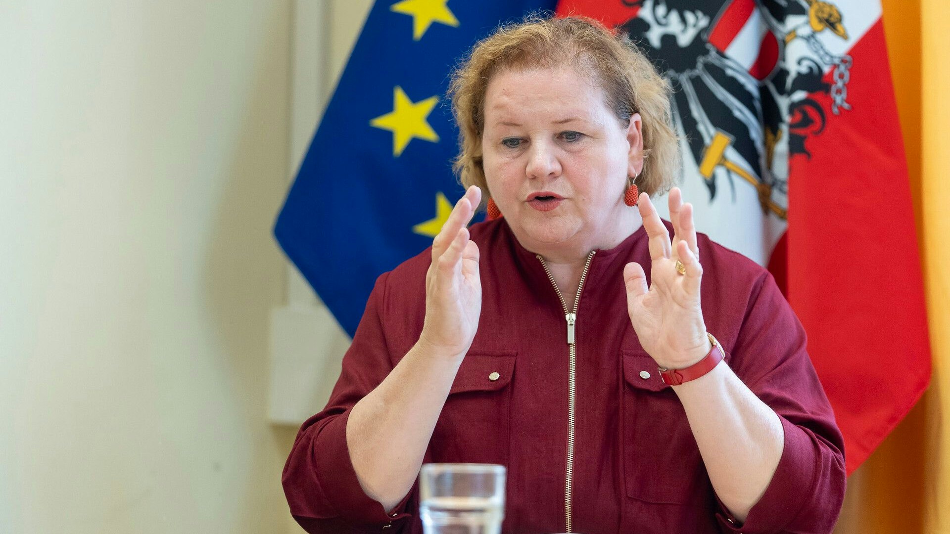 Sozialministerin Korinna Schumann (SPÖ): "Weiterbildungszeit fokussiert auf geringer Qualifizierte."