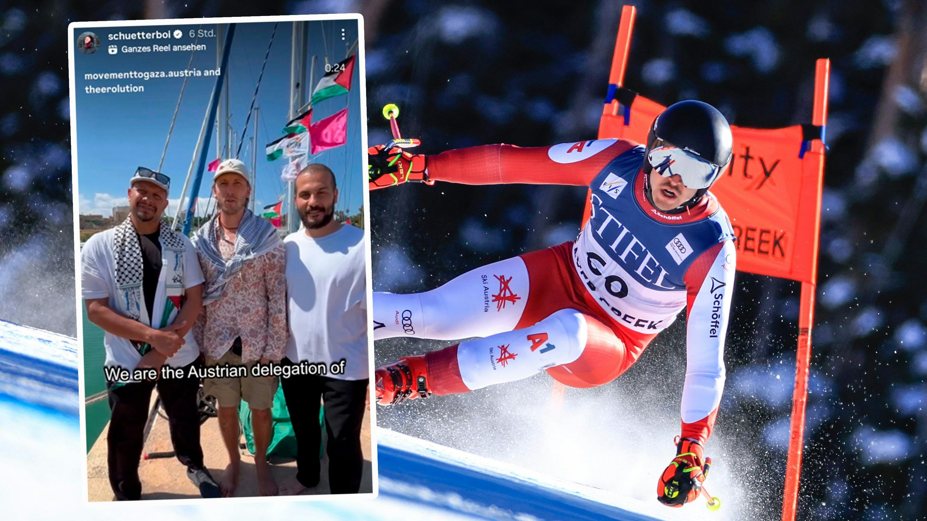 Heute.at - Ex-ÖSV-Abfahrer segelt mit Greta Thunberg nach Gaza