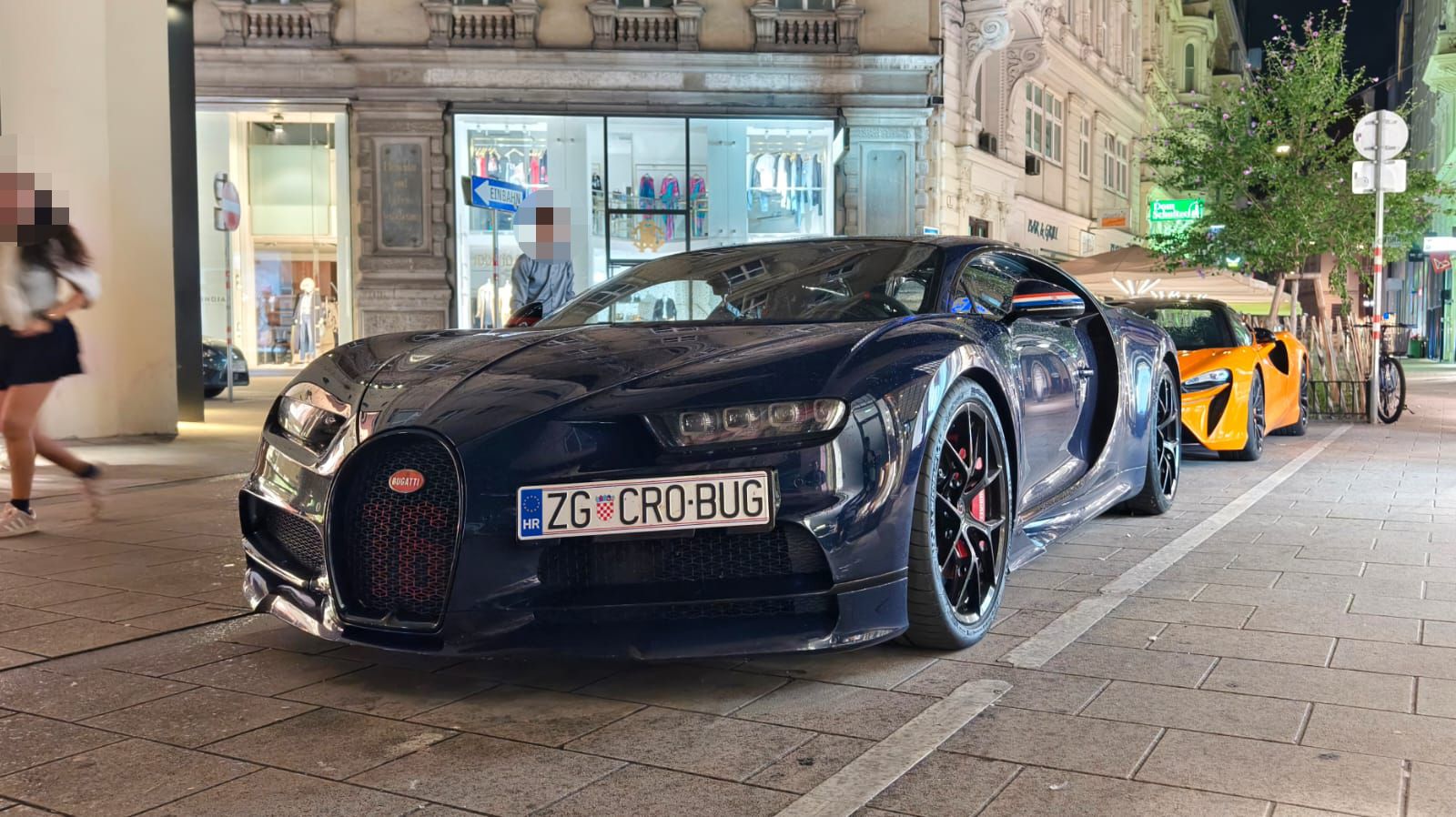 Mit seinem Bugatti Chiron zog der Gründer des Automobilherstellers 