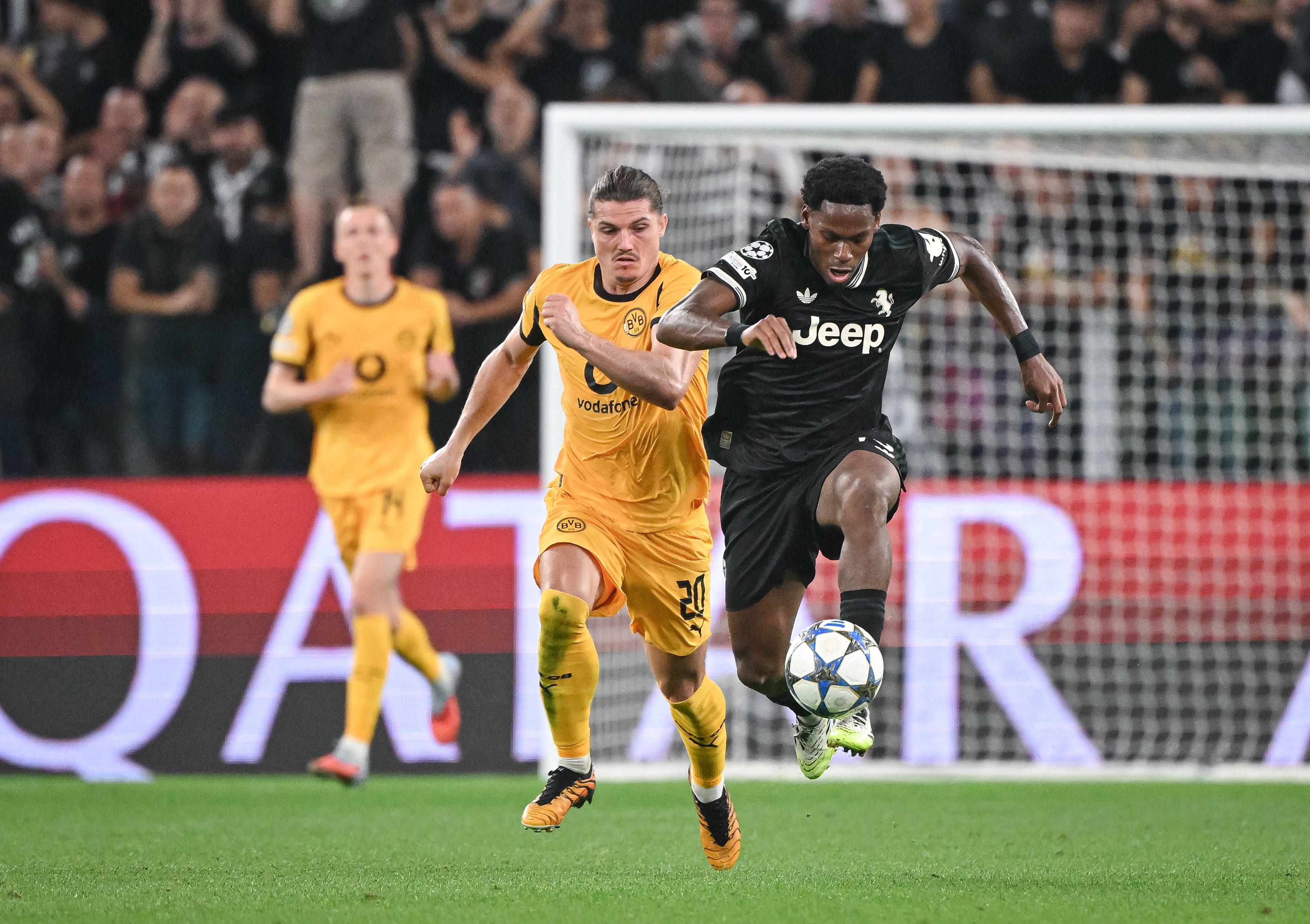 Marcel Sabitzer ringt Juve nieder.