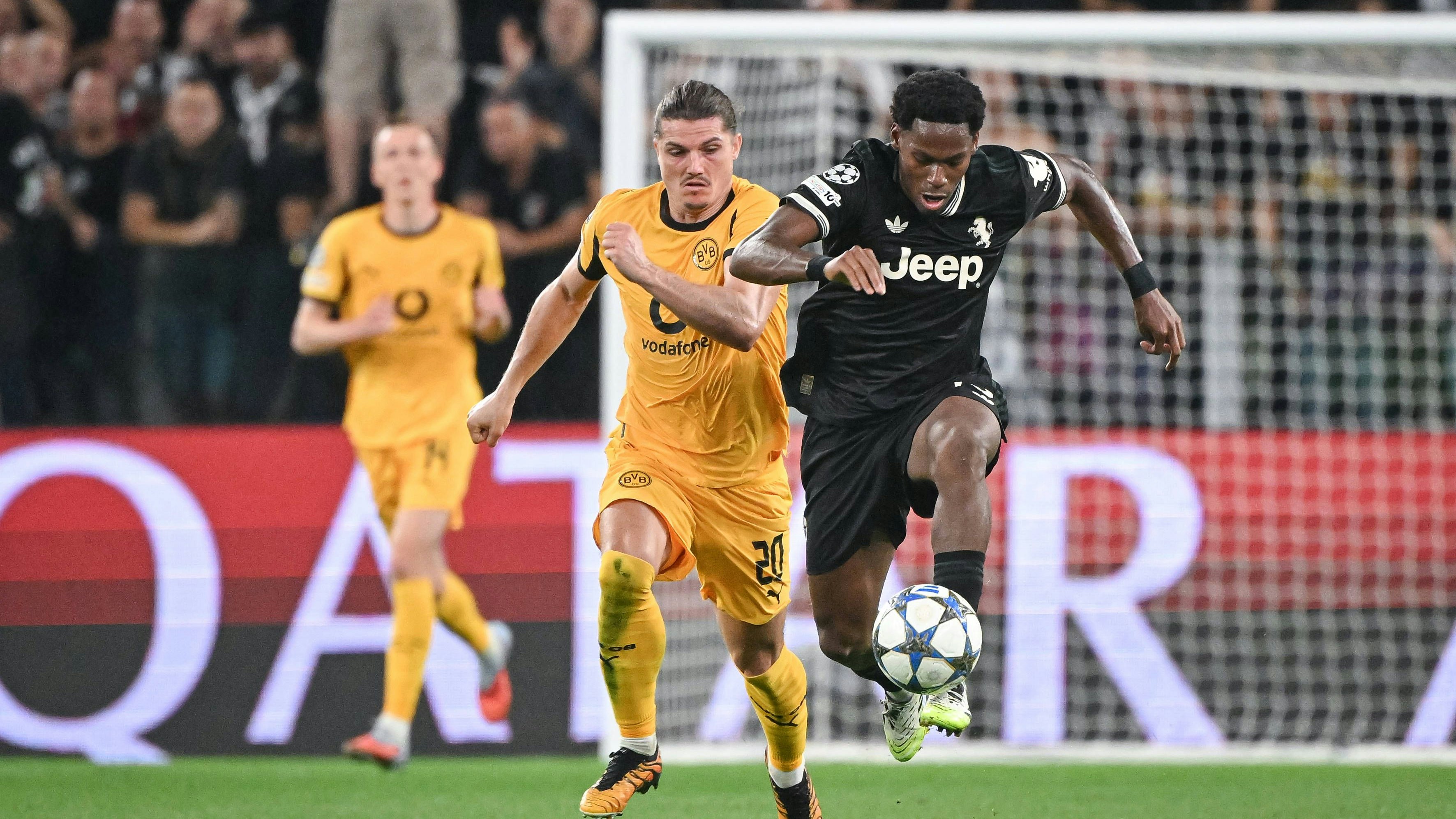 Marcel Sabitzer ringt Juve nieder.