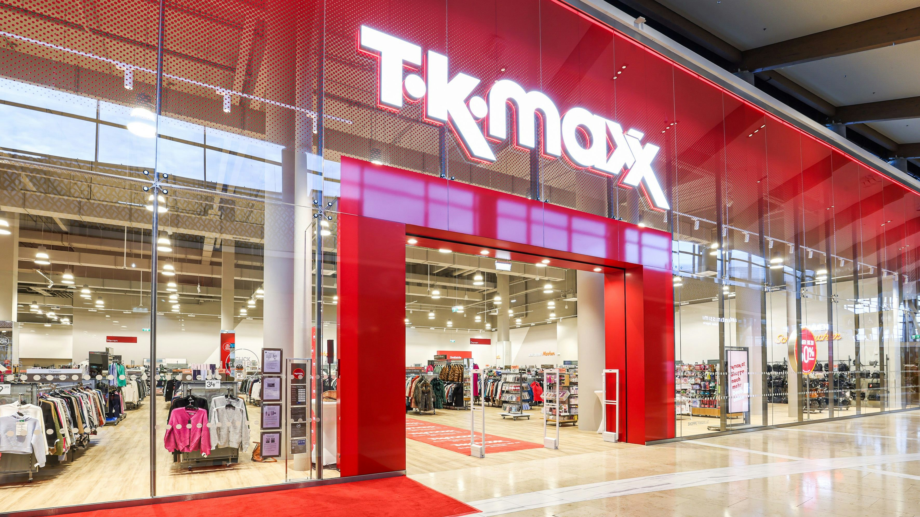 Am 6. November eröffnet TK Maxx seinen fünften Store in Wien.