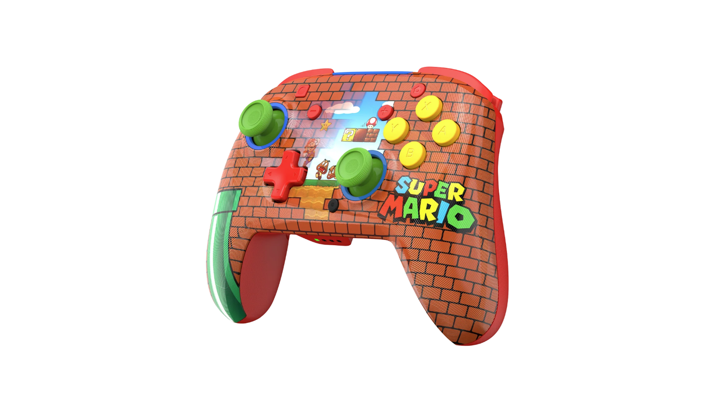 Turtle Beach stellt den offiziell lizenzierten Mario Brick Rematch Wireless Gaming Controller für Nintendo Switch vor.