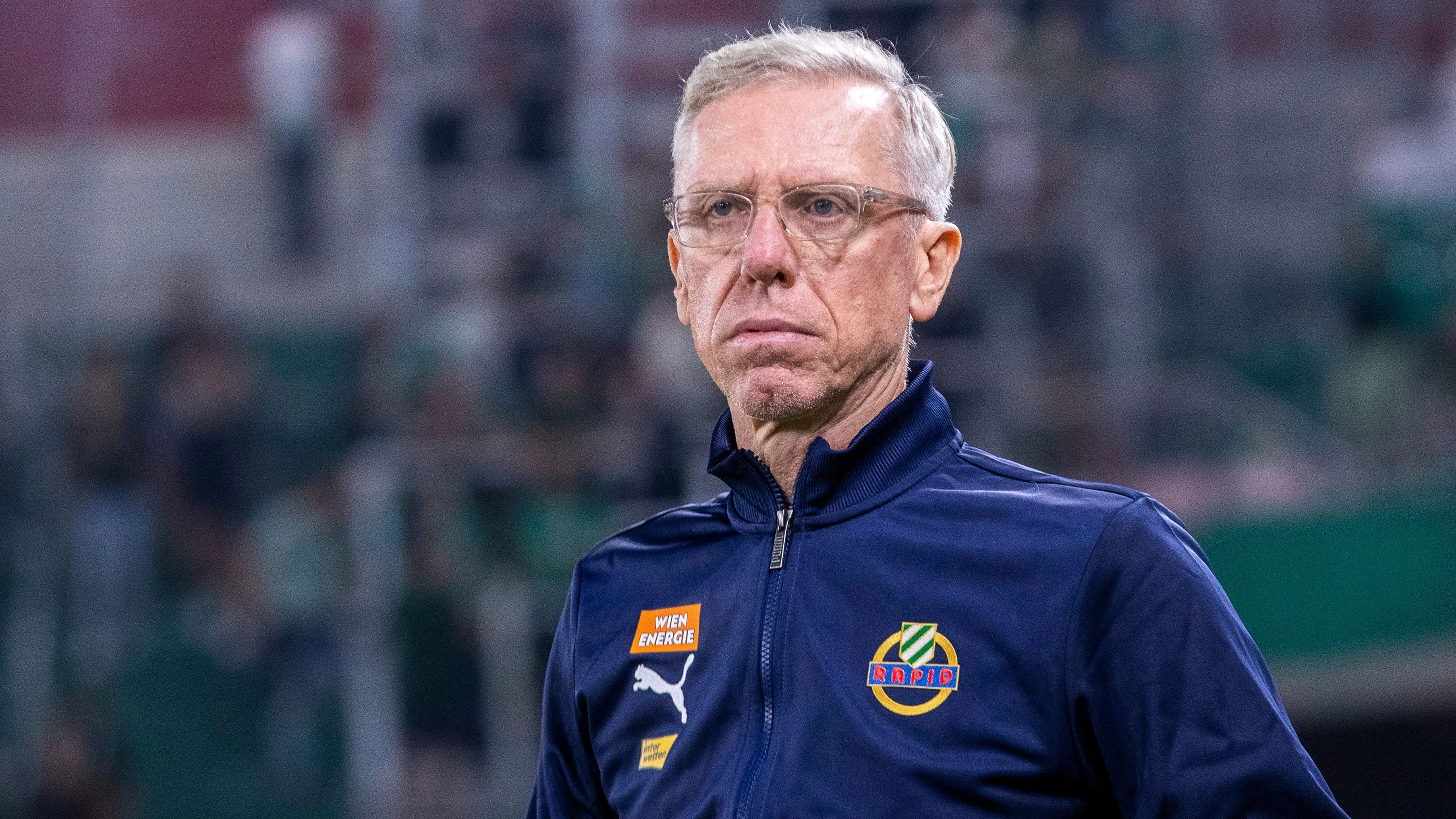 Rapid-Cheftrainer Peter Stöger. 