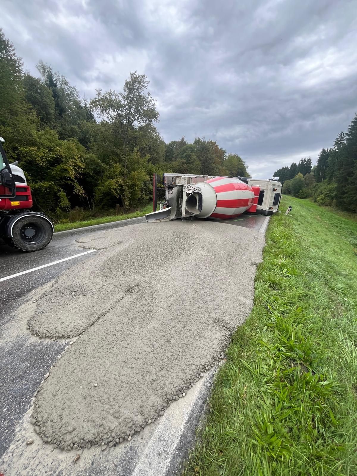 Die Straße war lange blockiert
