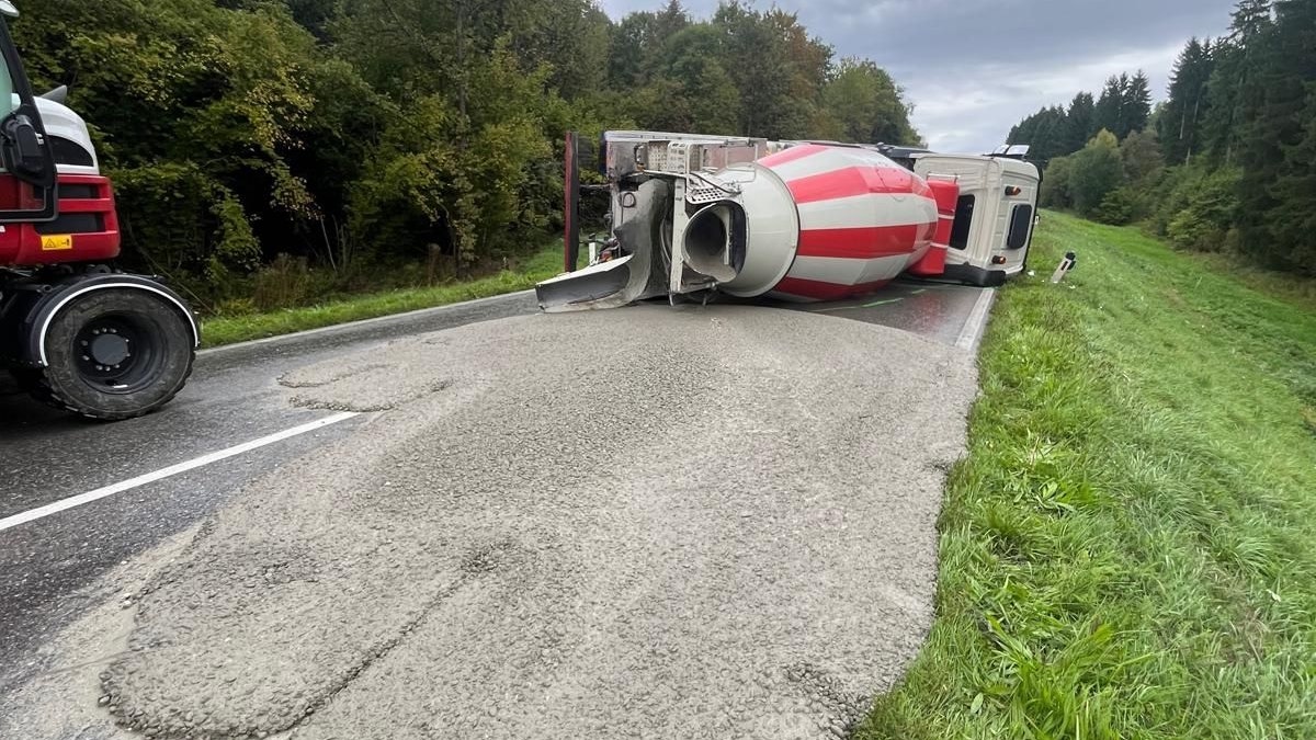 Die Straße war lange blockiert