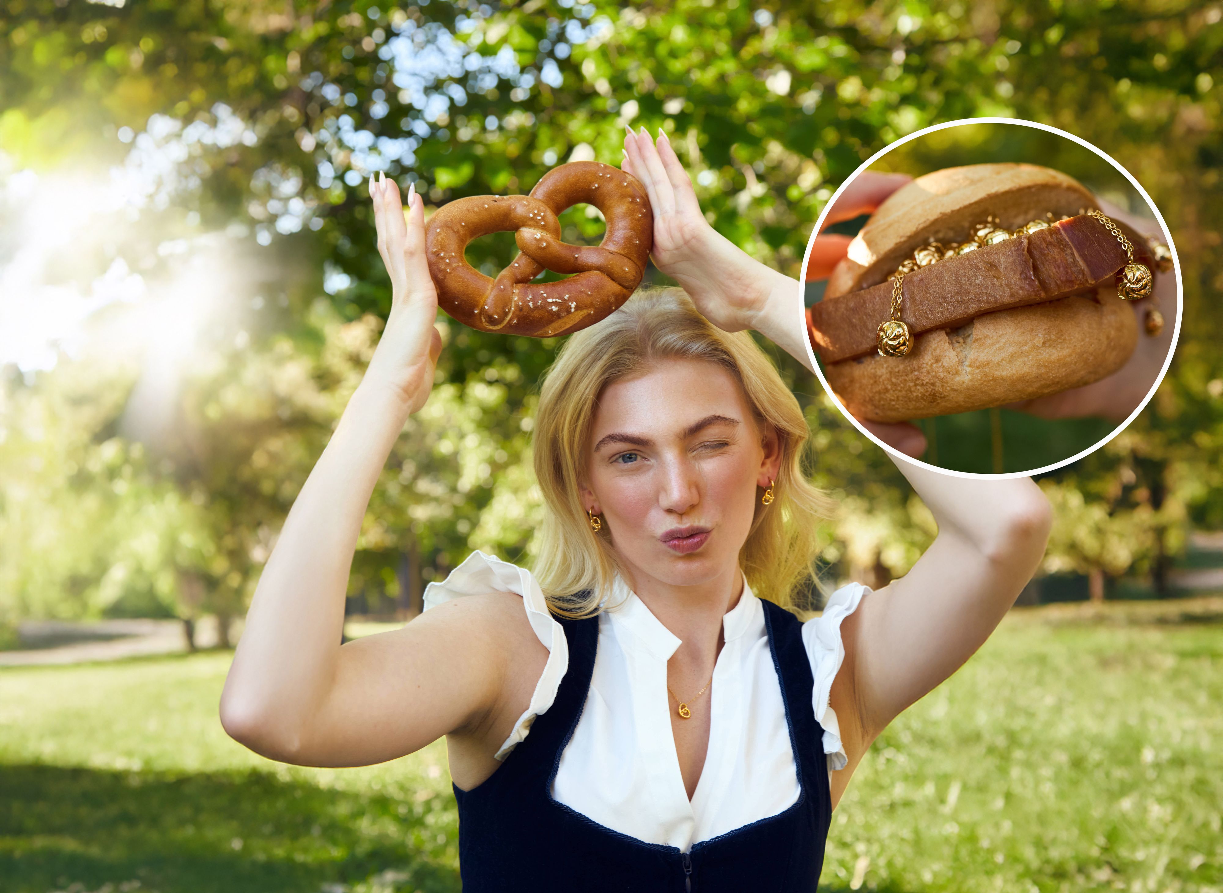 Ob Brezel oder Leberkäsesemmel – der Schmuck von 