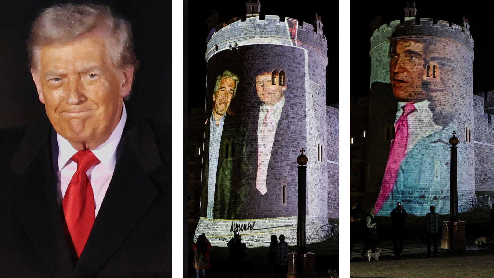 Donald Trumps Vergangenheit holt ihn im Zuge seiner London-Reise ein.