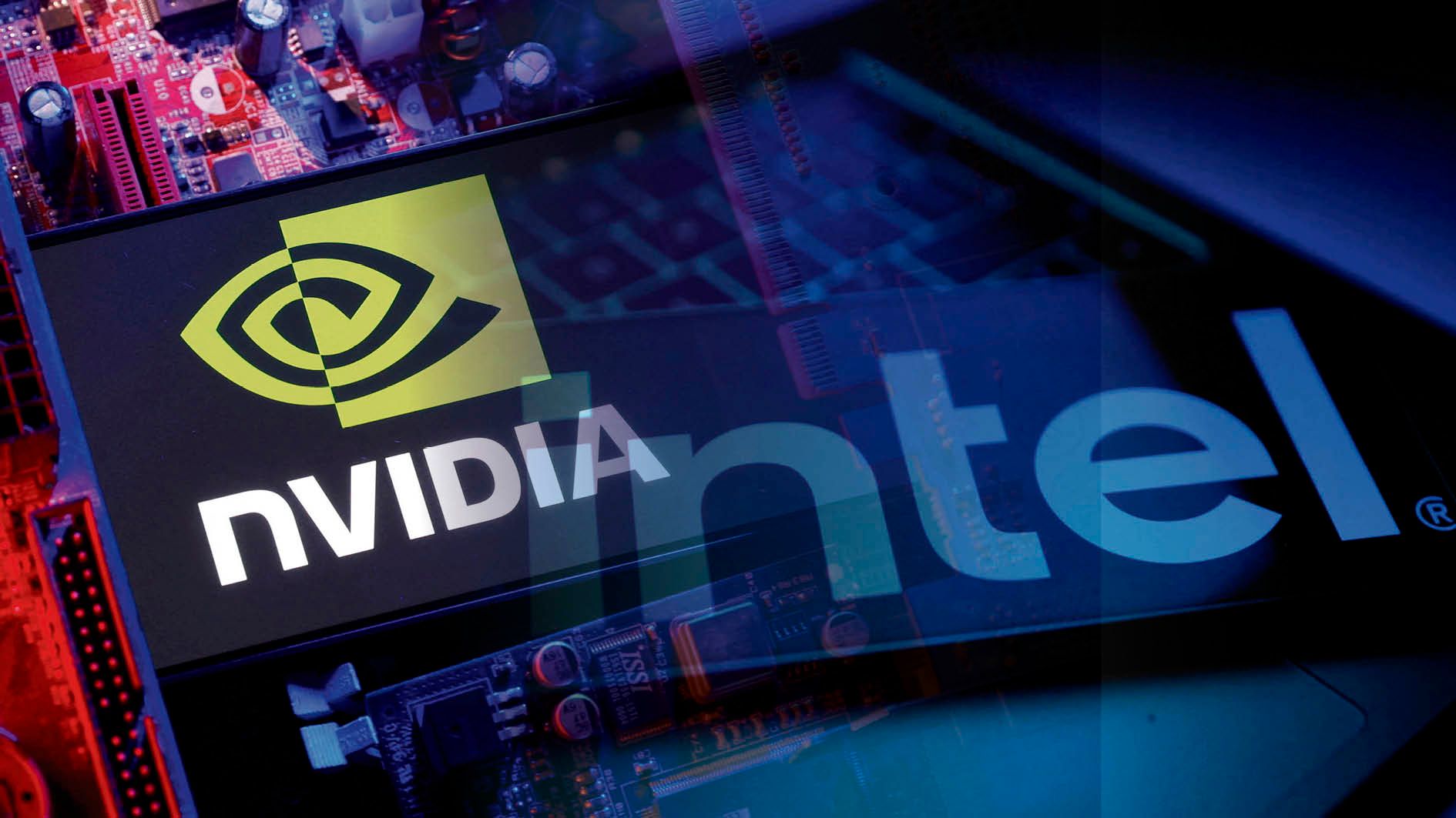 Die Chipriesen Nvidia und Intel arbeiten künftig eng zusammen.