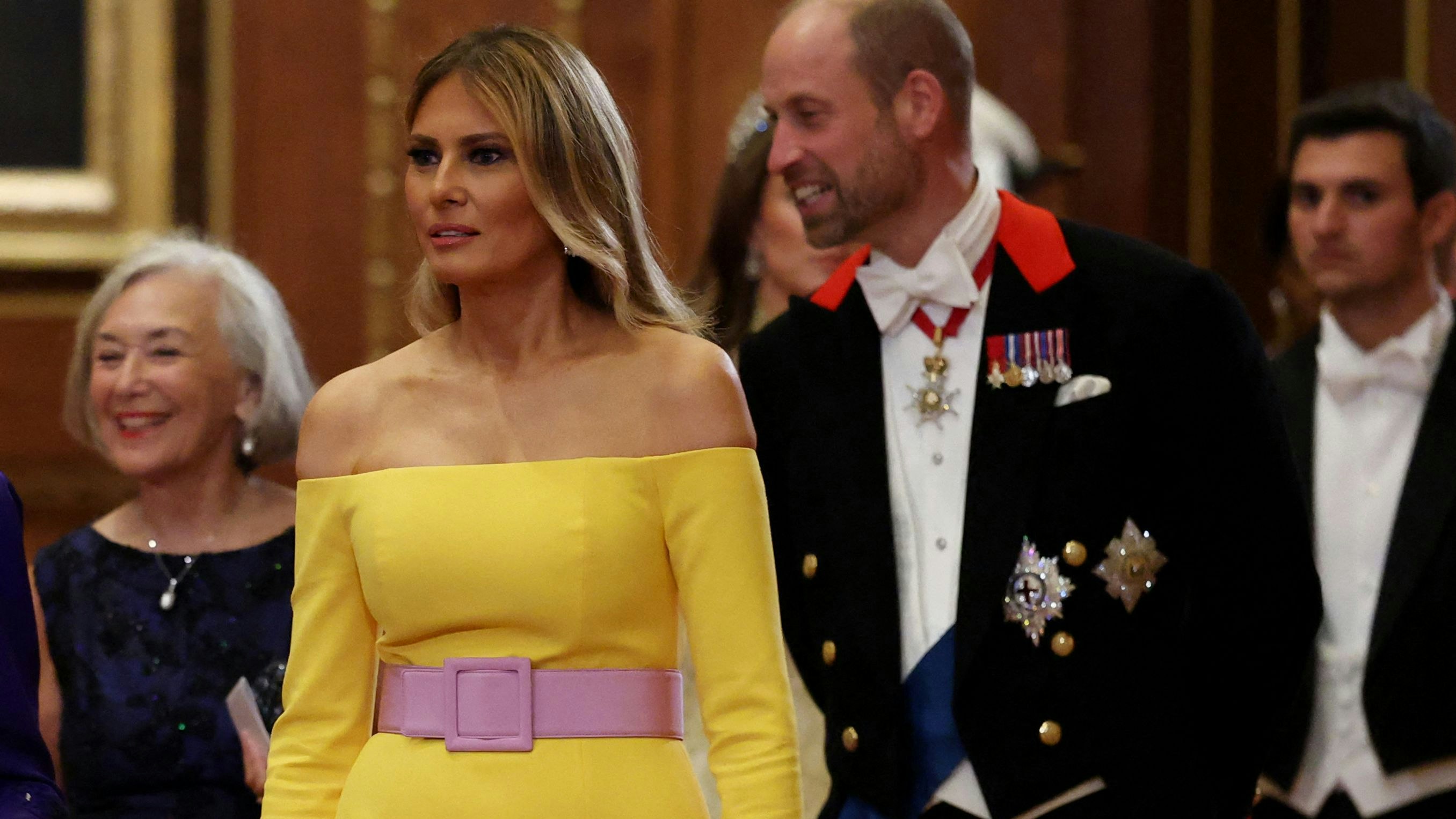 Heute.at - Gewagt! So fiel Melania Trump beim Staatsbankett auf