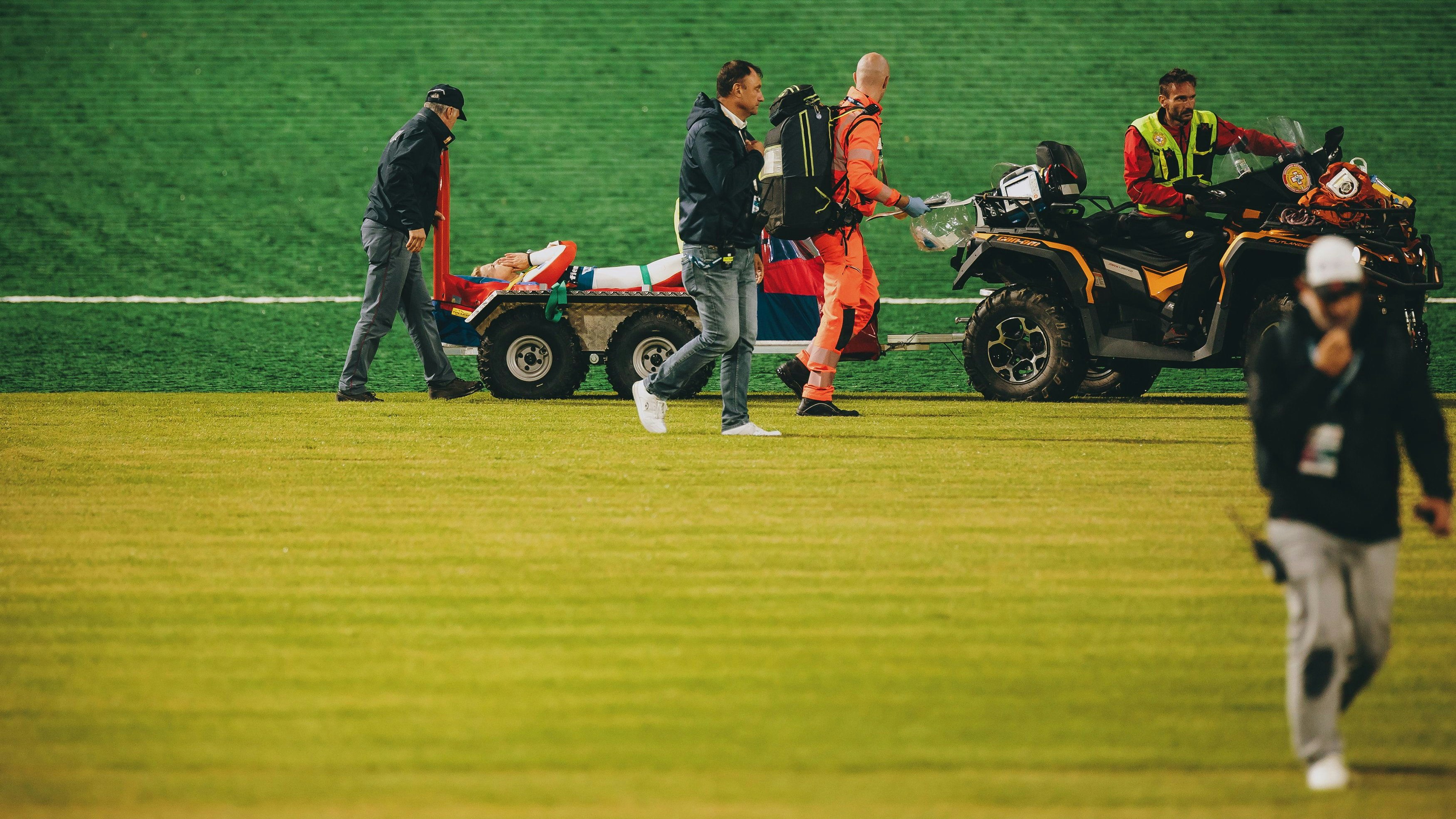 Österreichs beste Springerin Eva Pinkelnig. 