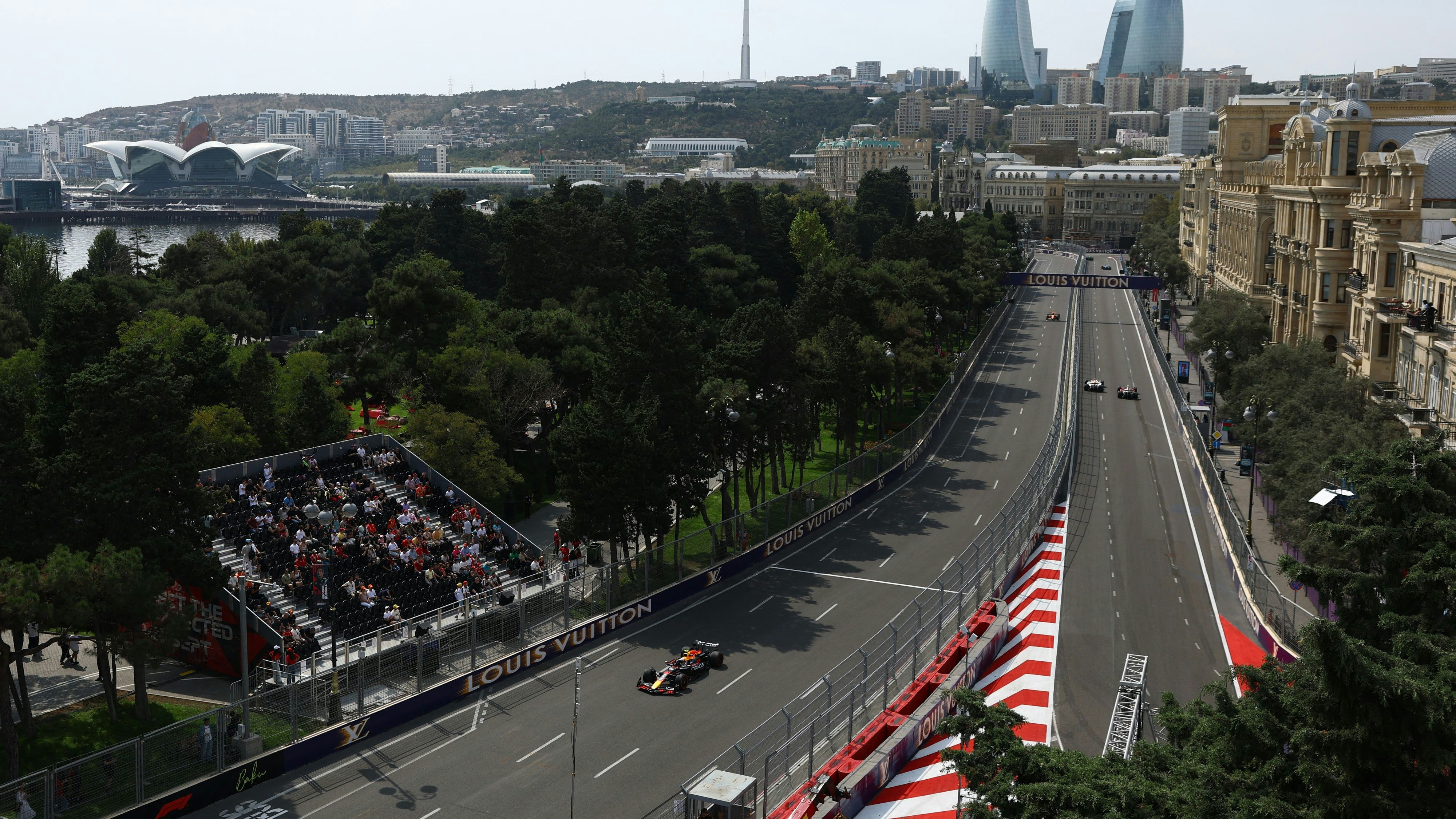 Red-Bull-Ass Yuki Tsunoda in Baku. 