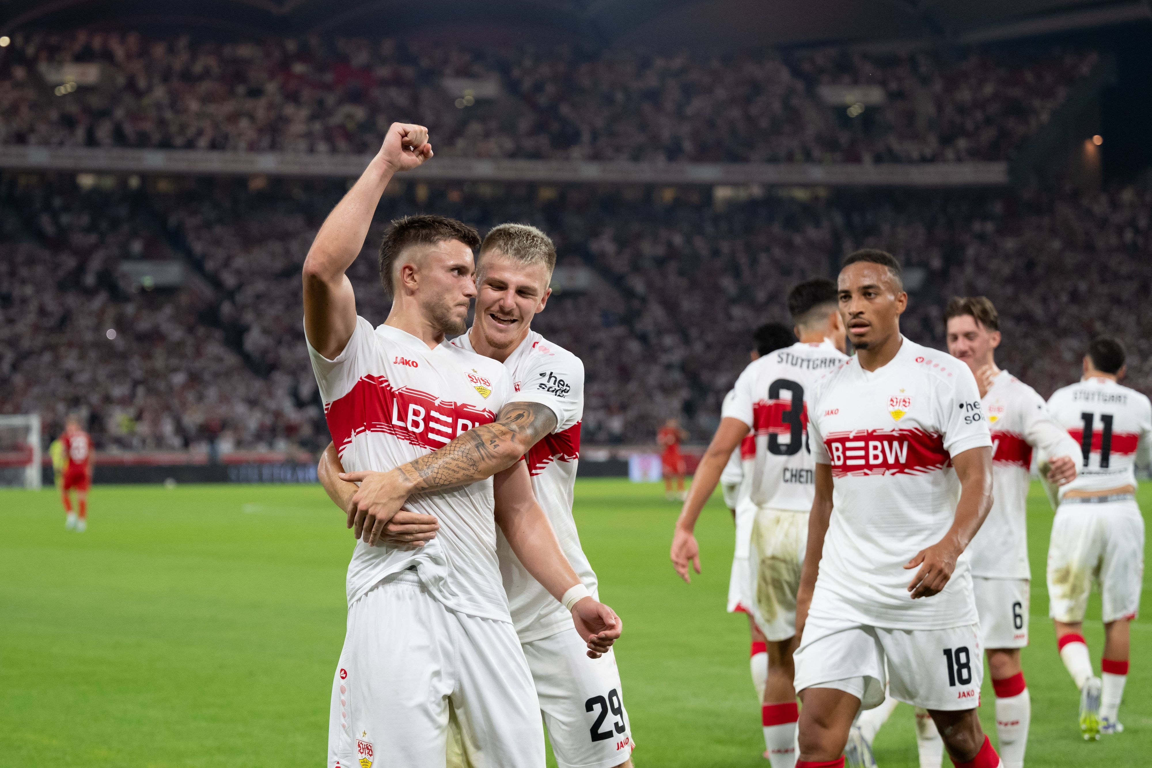 Stuttgart jubelt über drei Punkte.