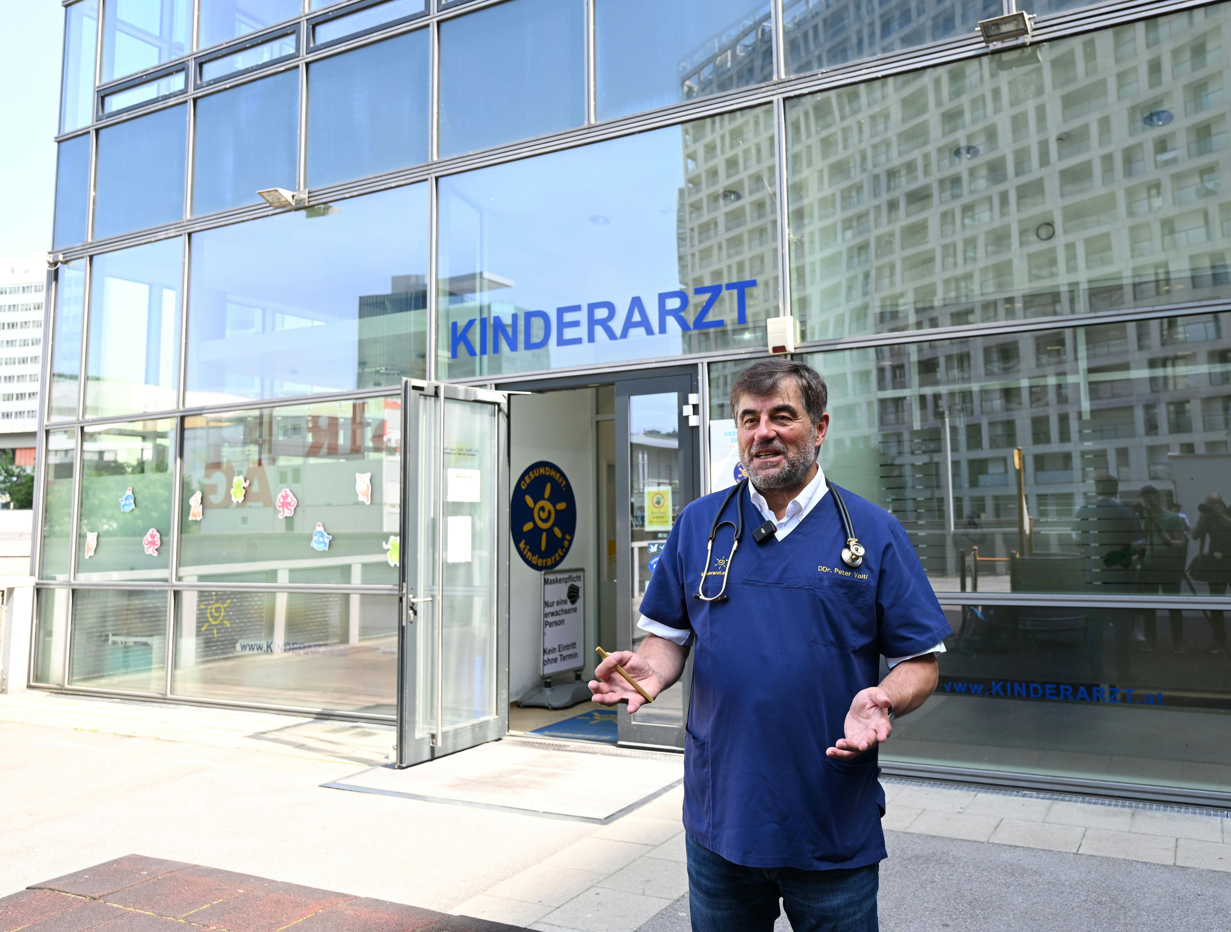 Peter Voitl ist Kassen-Kinderarzt in der Primärversorgungseinrichtung in der Donaustadt.