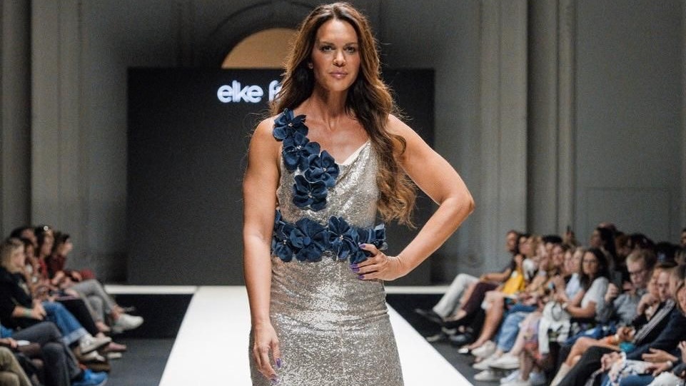 Martina Reuter überzeugte nun auch auf der "Vienna Fashion Week"