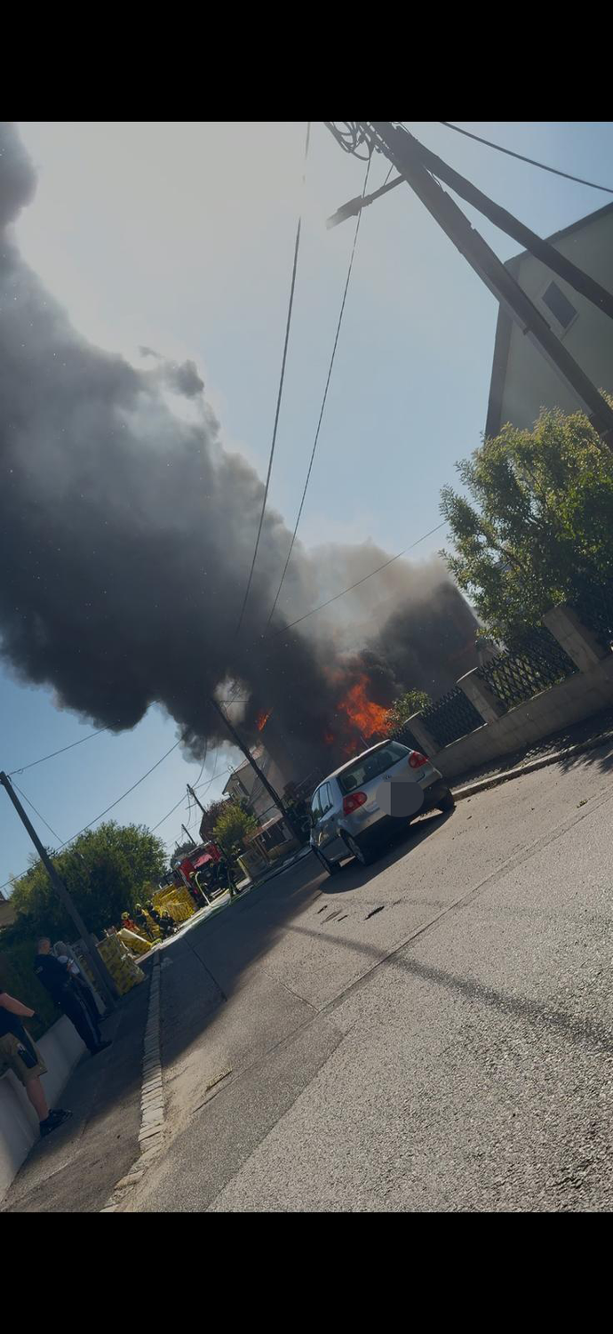 In Leopoldsdorf bei Wien kam es zu einem Feuer. 