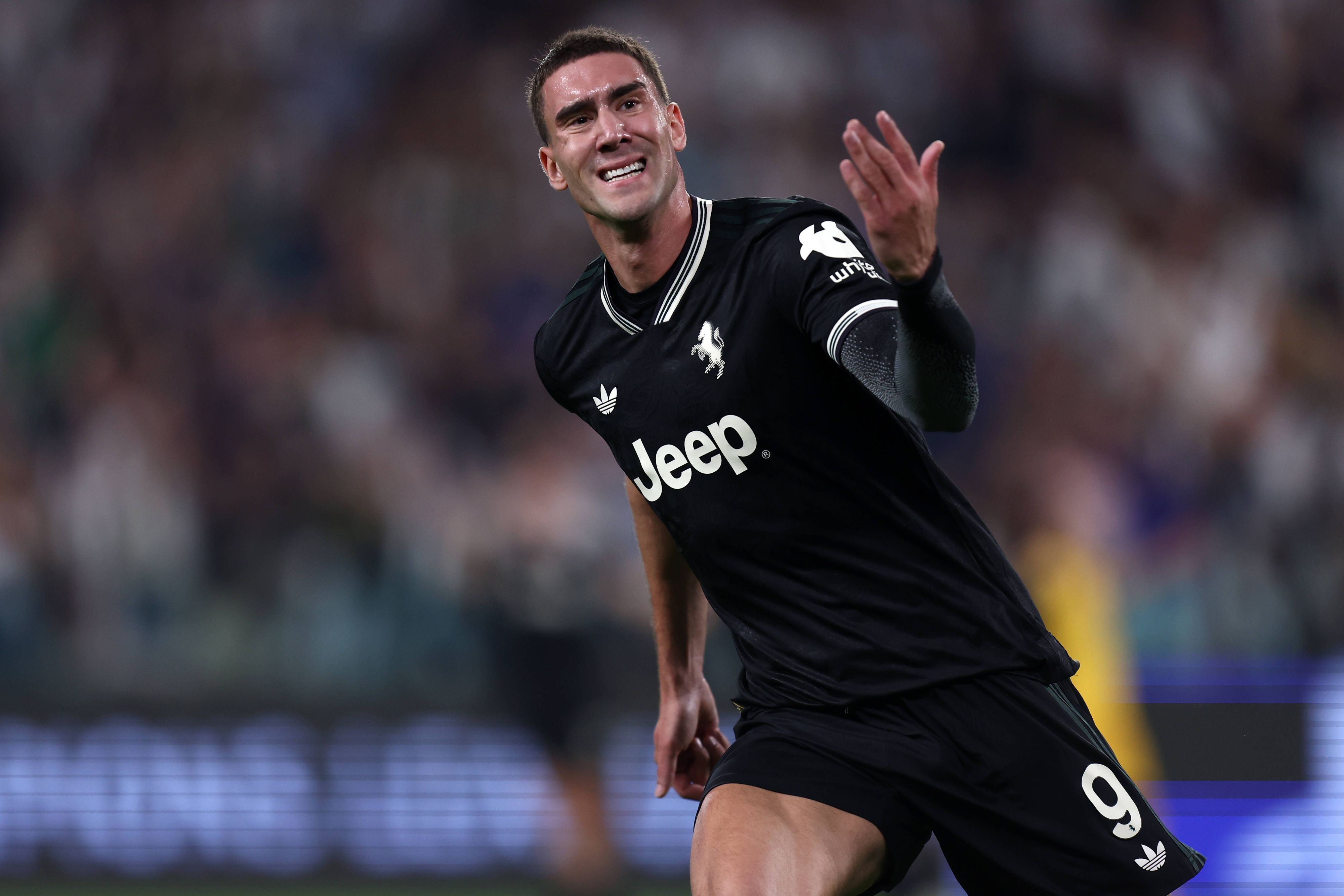 Juventus-Star-Stürmer Dusan Vlahovic. 